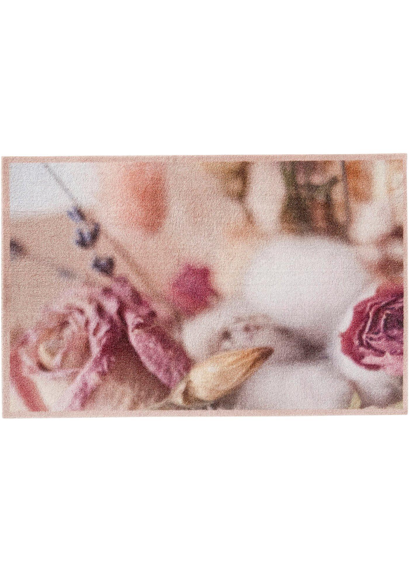 Tapis de protection avec fleurs