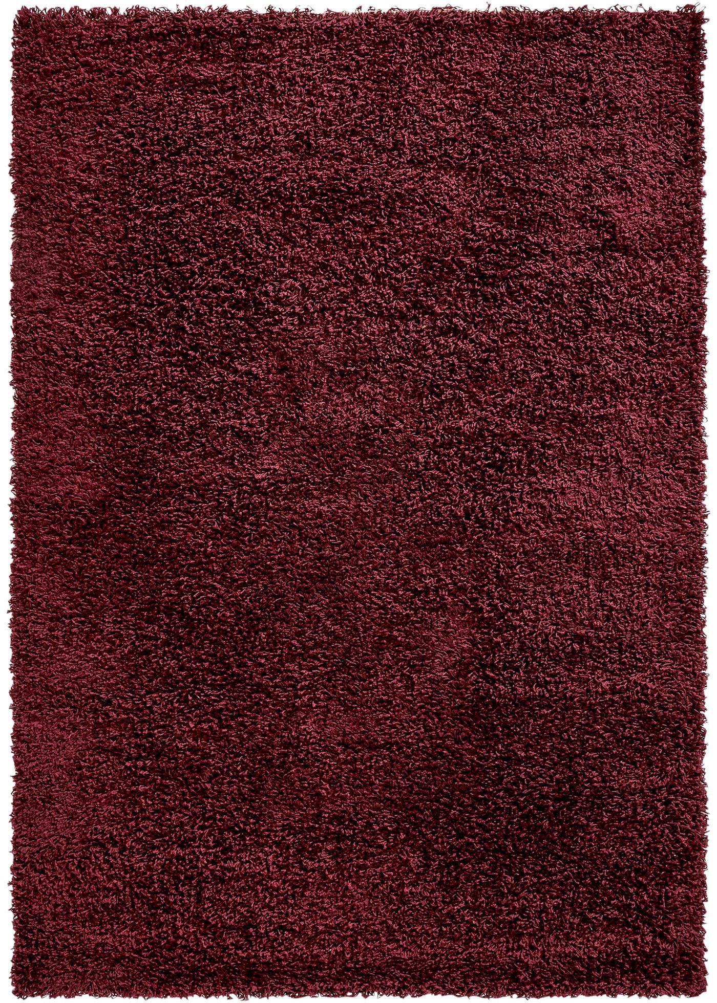 Tapis à longues mèches uni et polyvalent