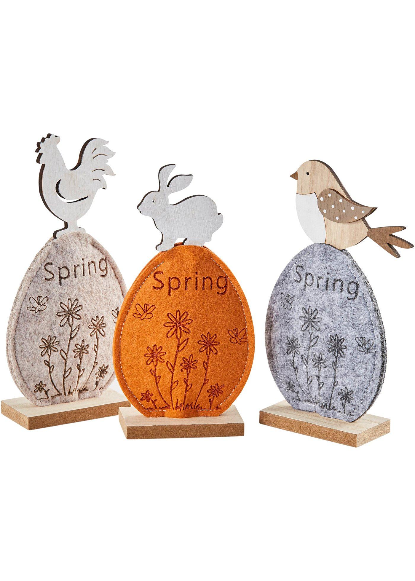 Décoration œufs de Pâques (Ens. 3 pces.)