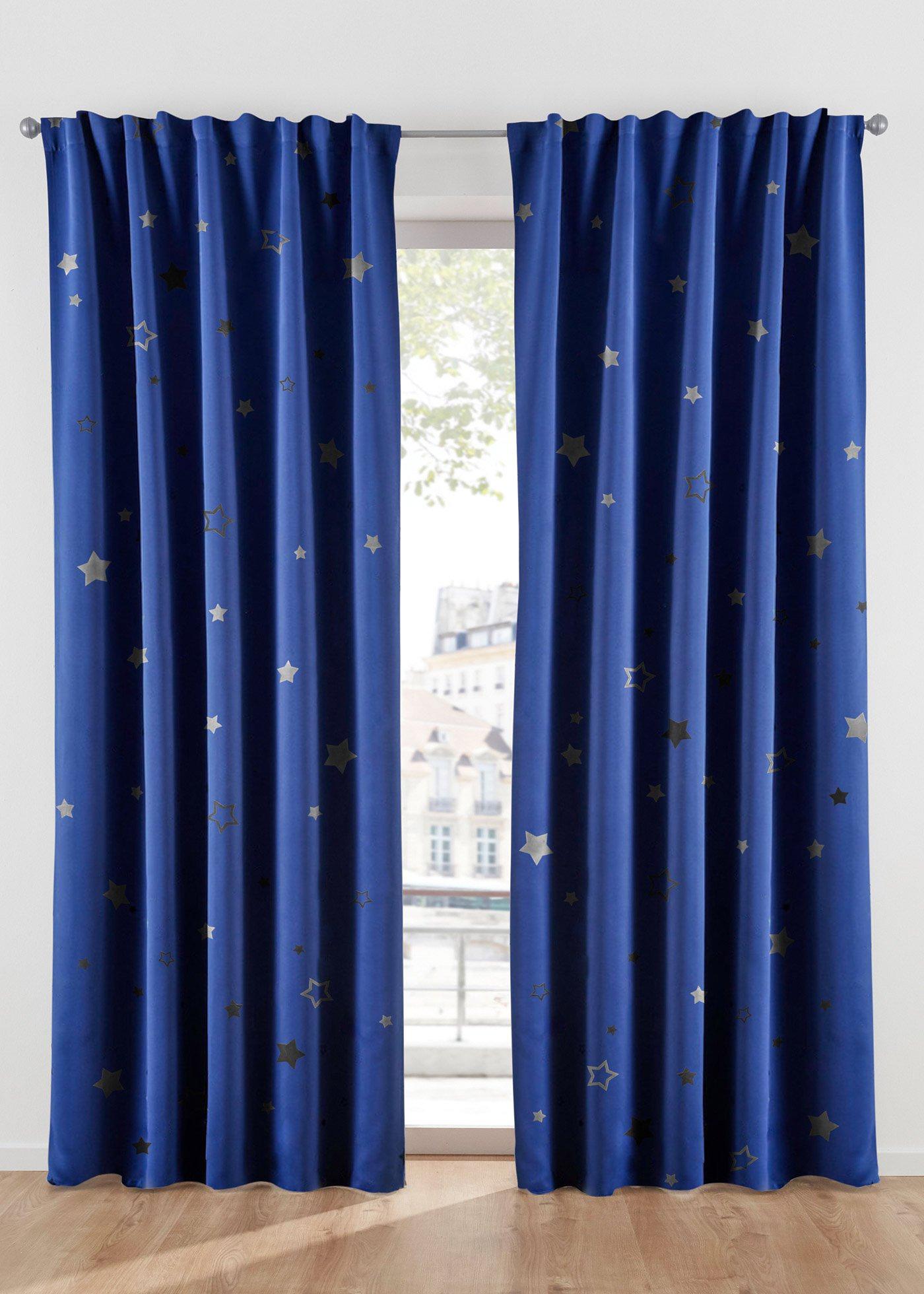 Panneau occultant avec étoiles lumineuses (1 pce.)