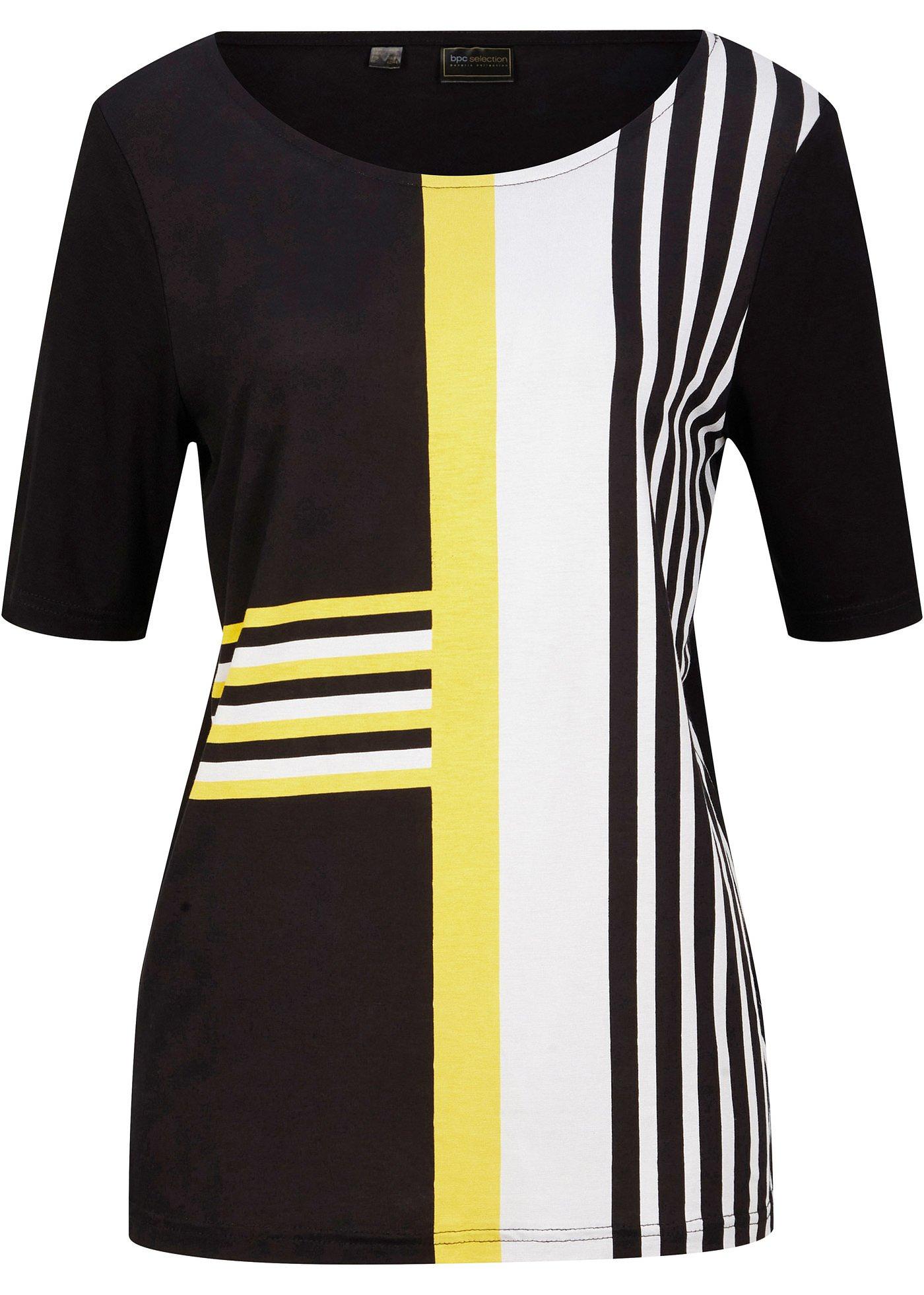 T-shirt avec imprimé et manches mi-longues