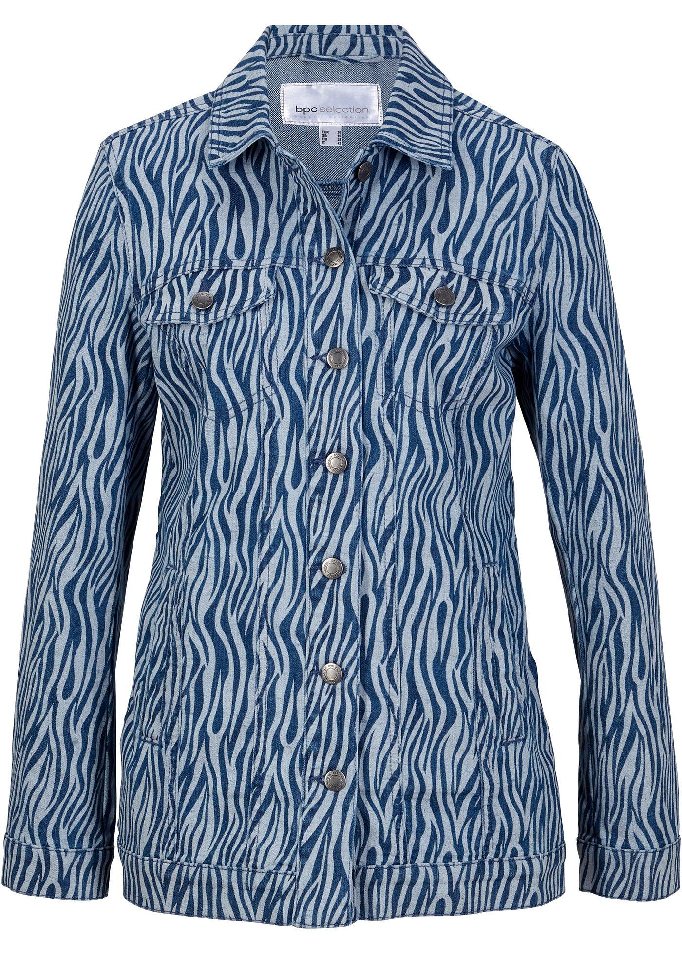 Veste longue en jean