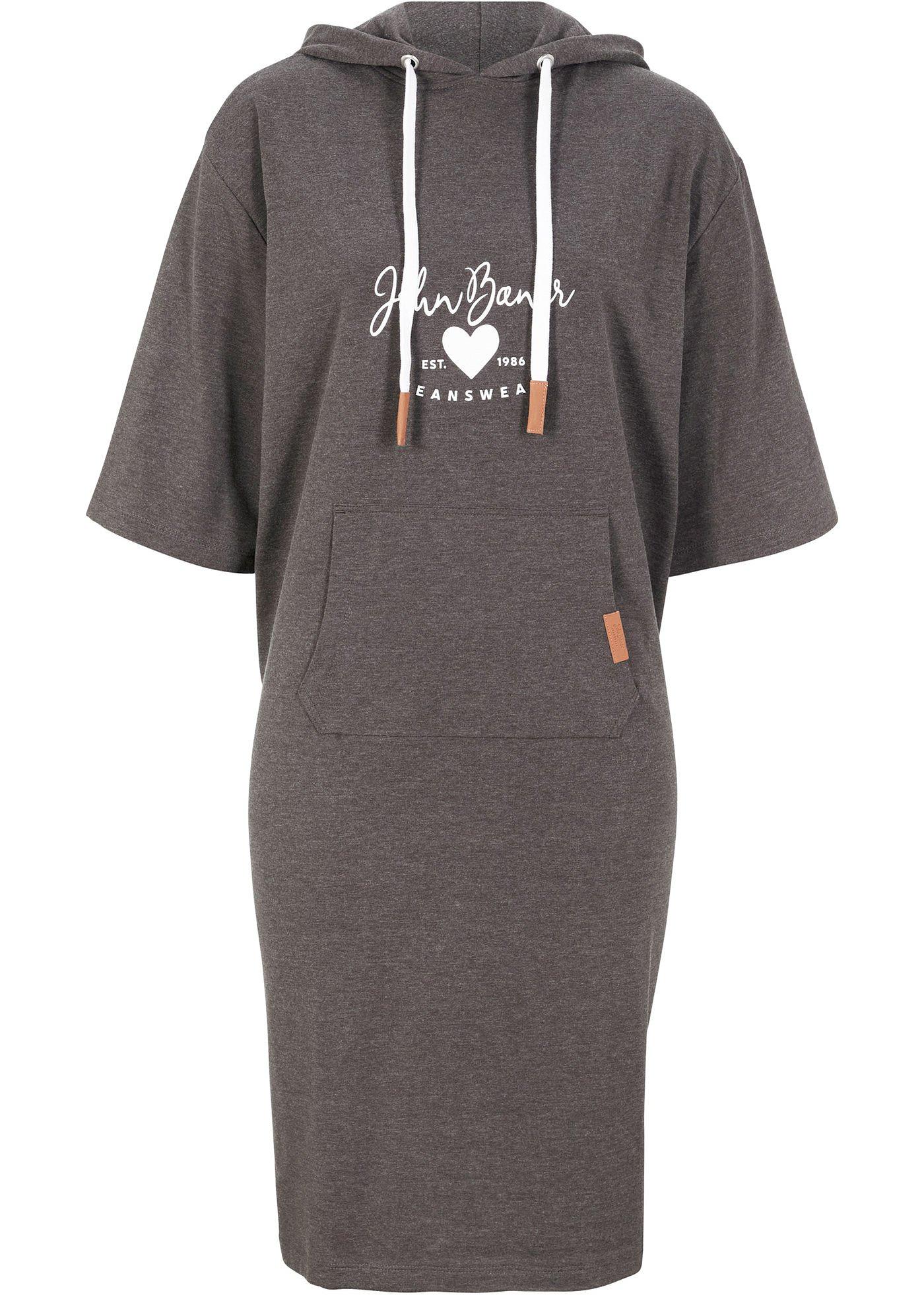 Robe sweat à manches 3/4