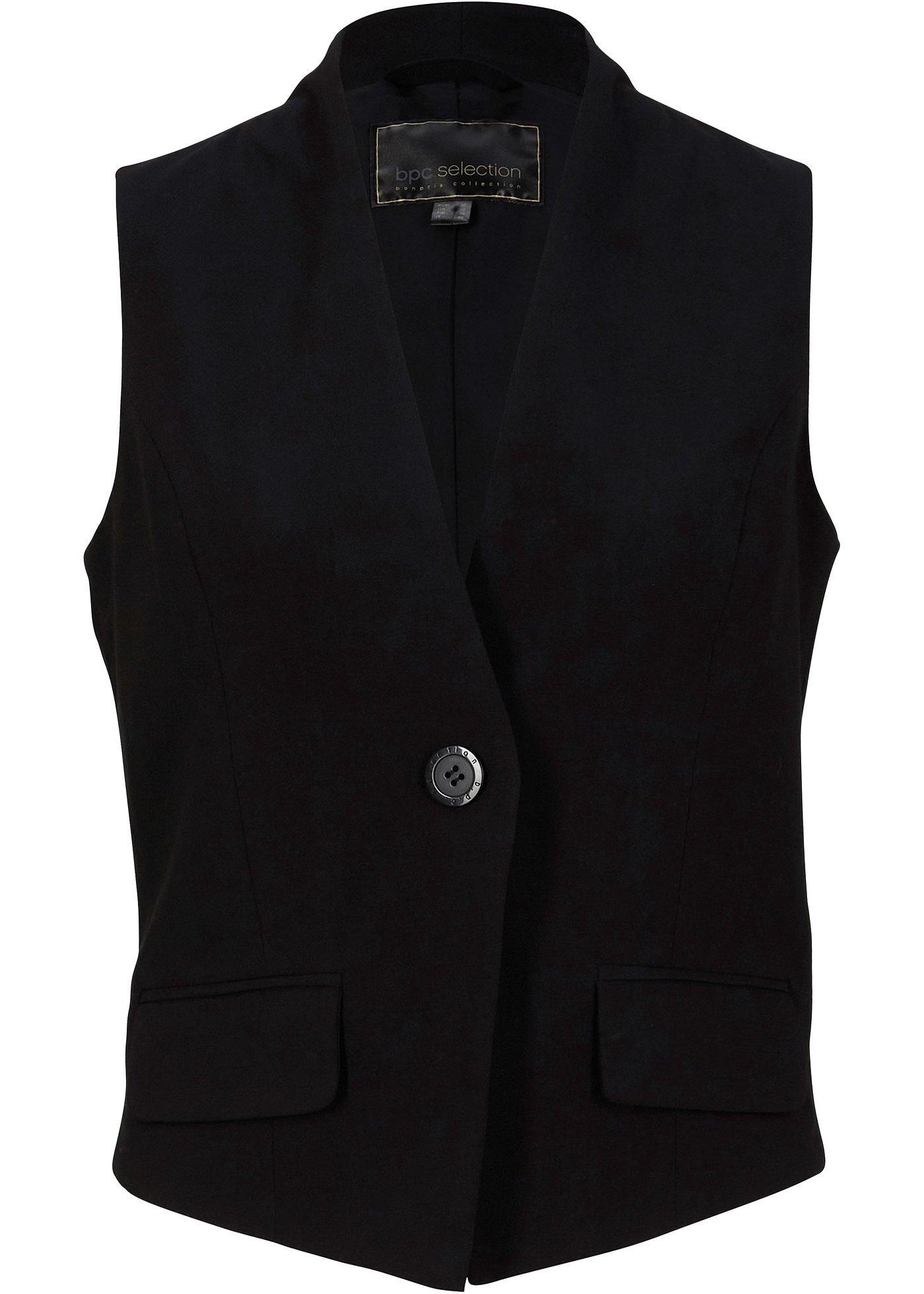 Gilet sans manches à col calice