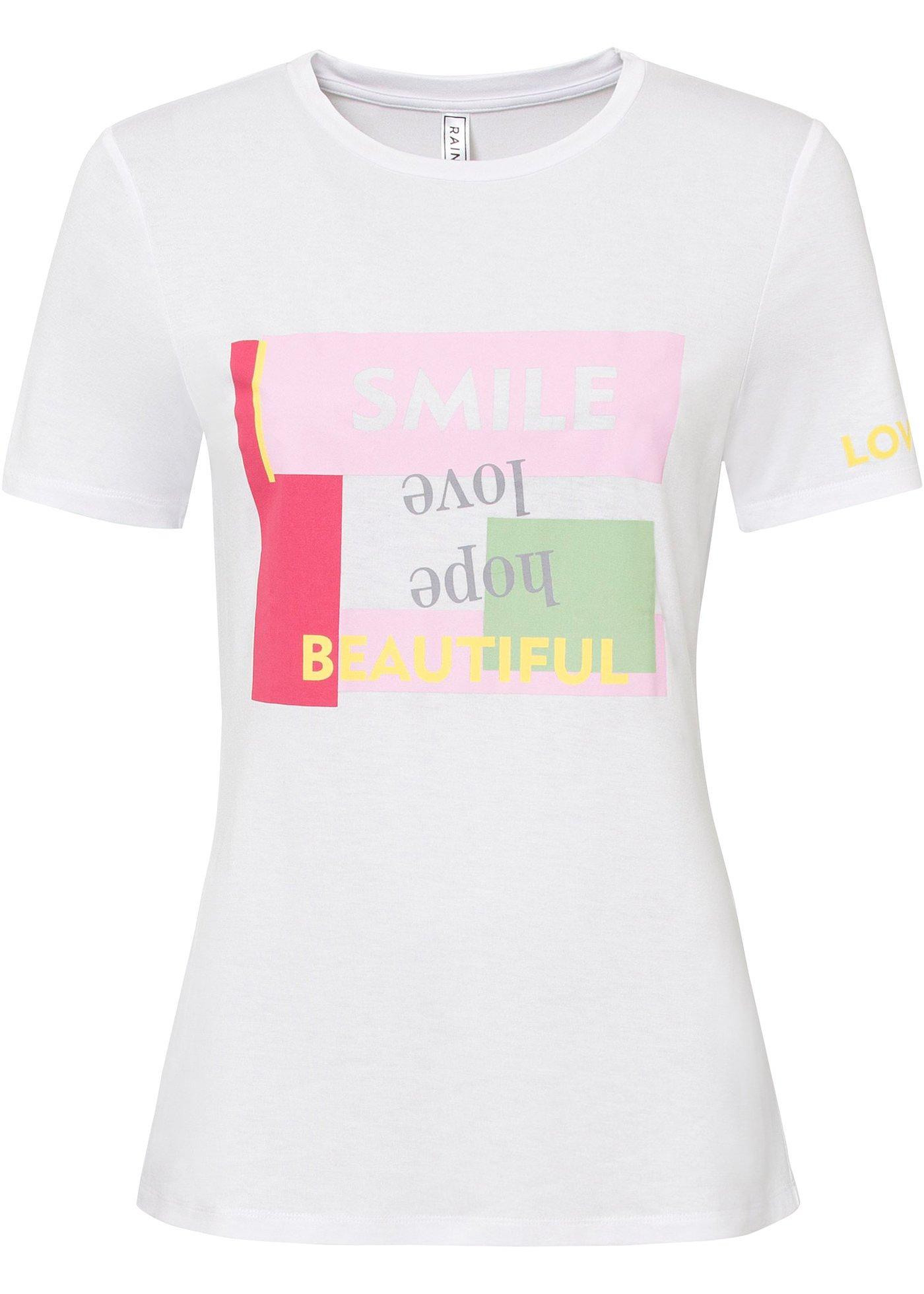 T-shirt imprimé avec viscose durable