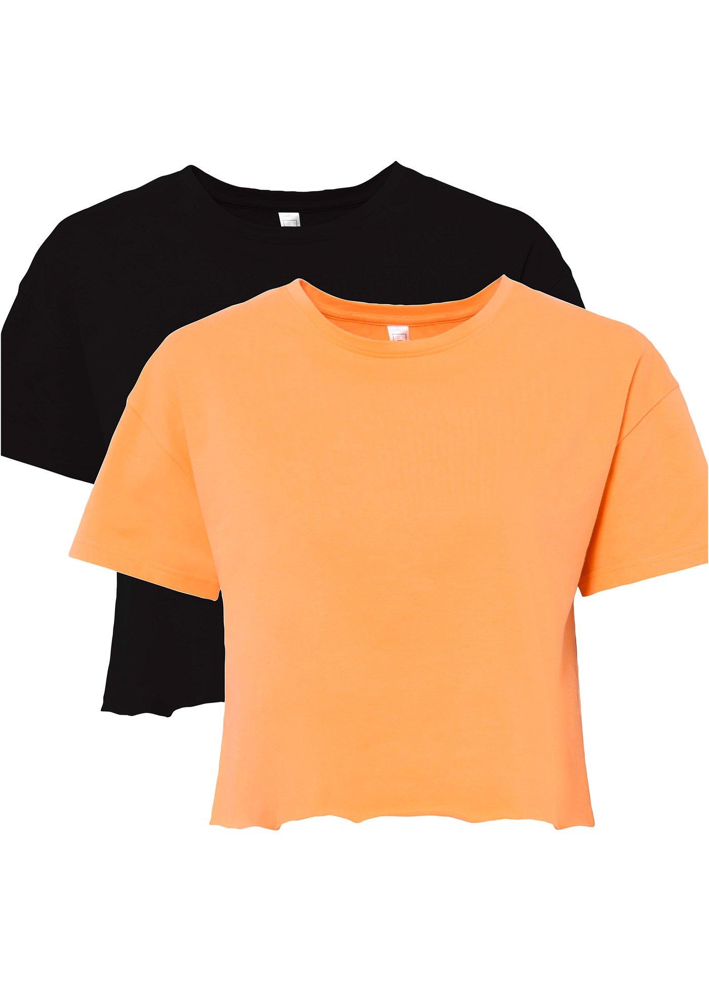Lot de 2 T-shirts cropped