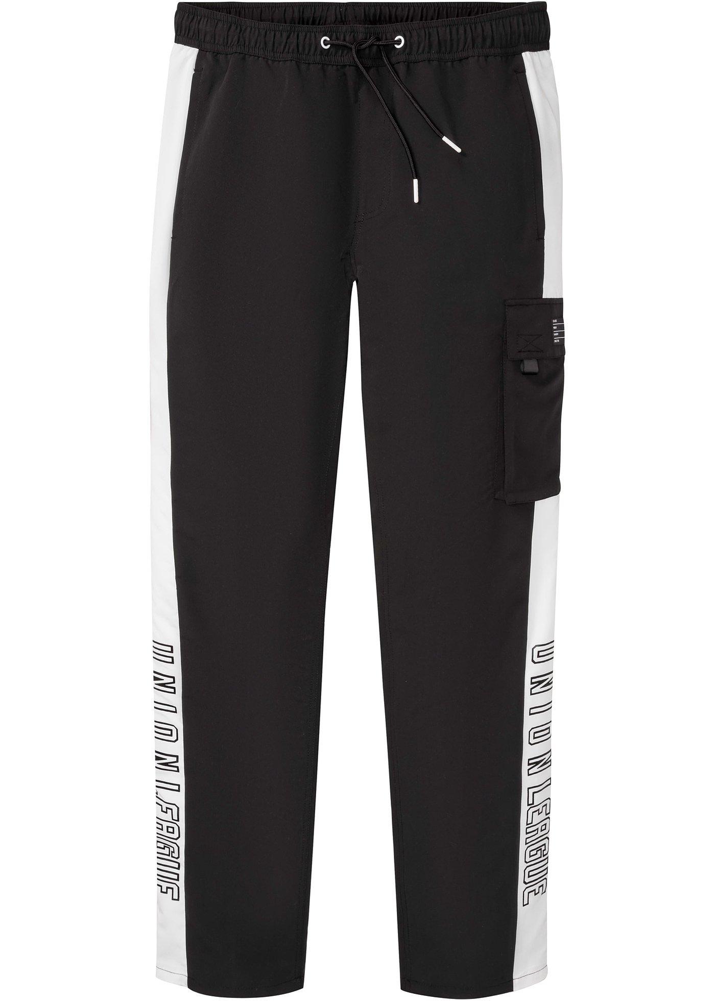 Pantalon taille extensible Loose Fit, Straight