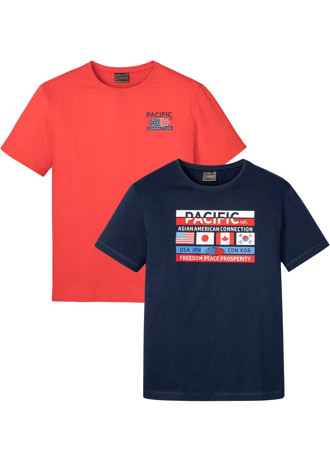 Lot de 2 T-shirts avec imprimé