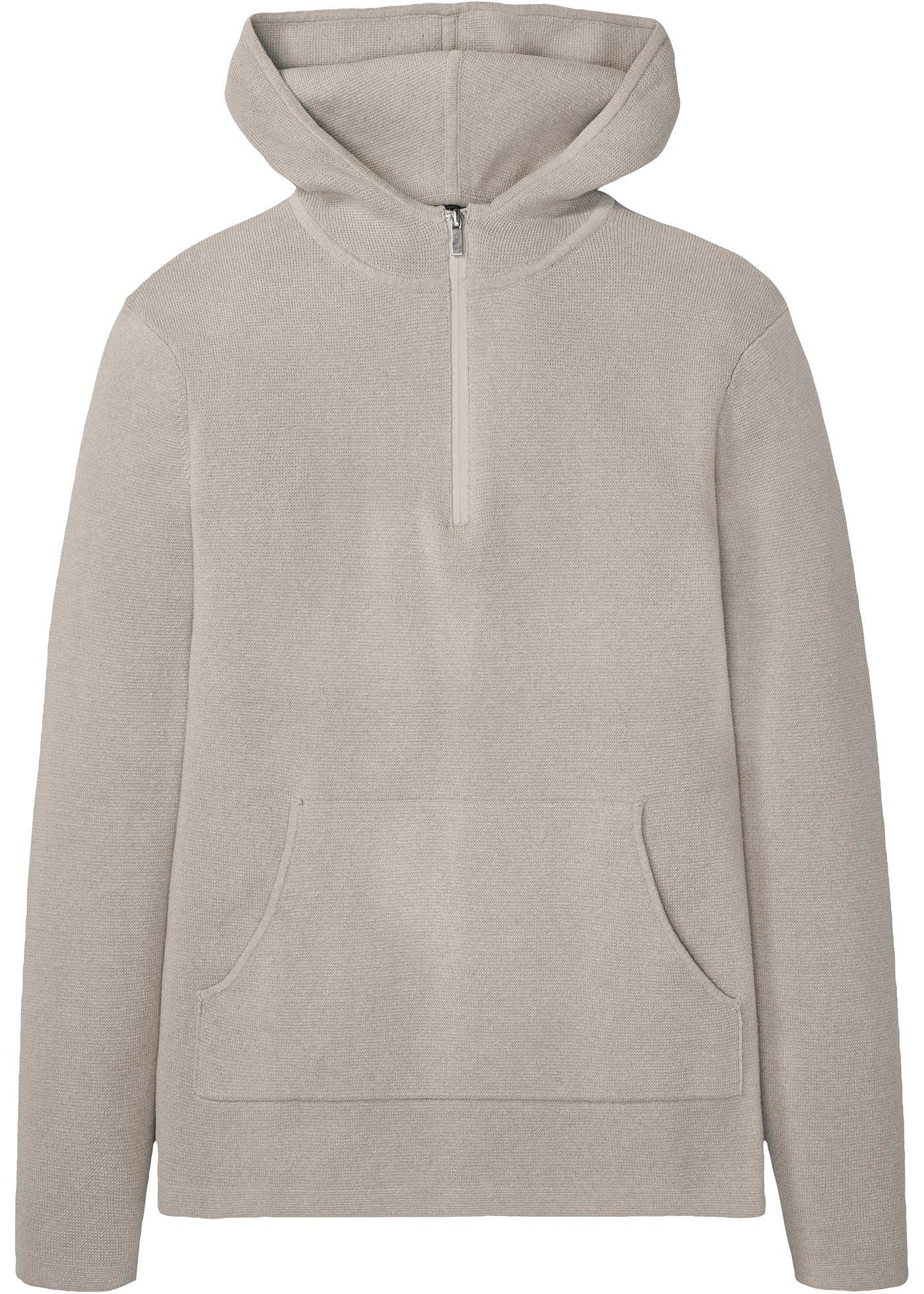 Pull à capuche avec coton recyclé