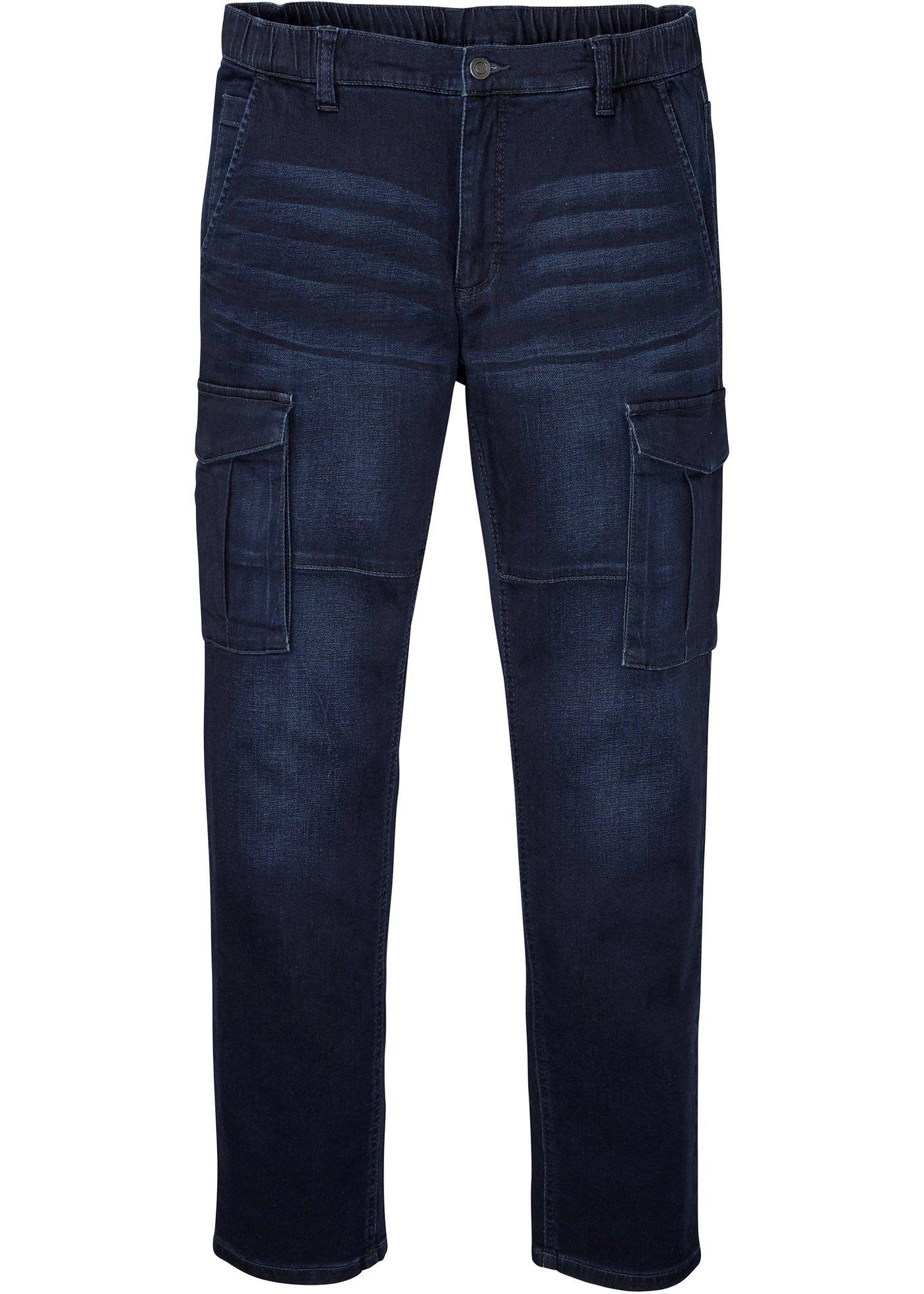 Jogg-jean cargo Regular Fit, Tapered