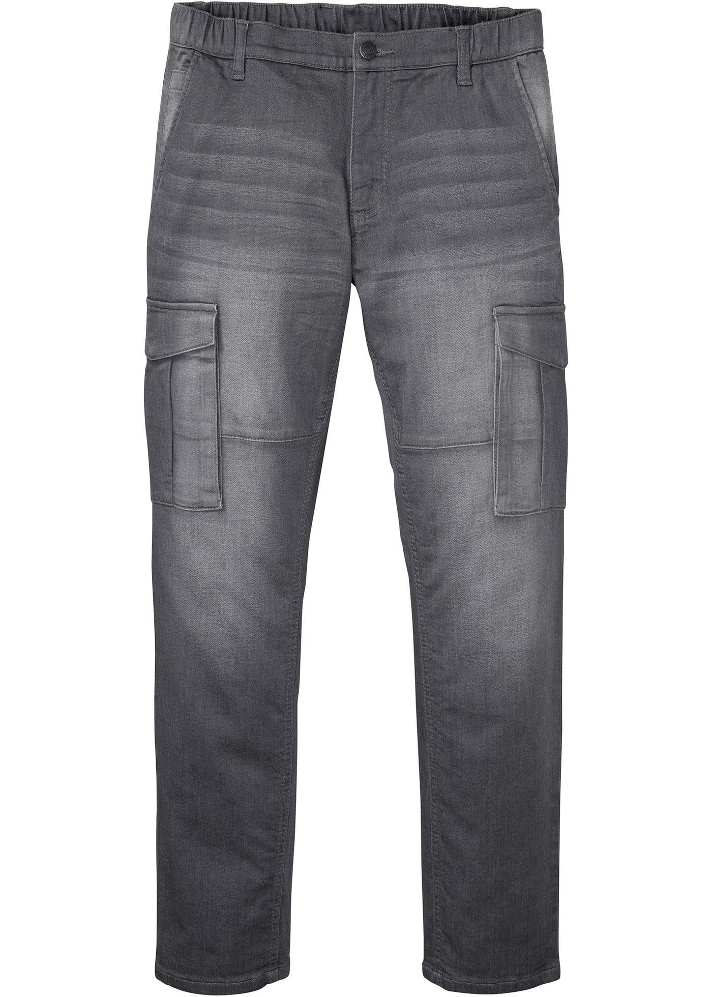 Jogg-jean cargo Regular Fit, Tapered