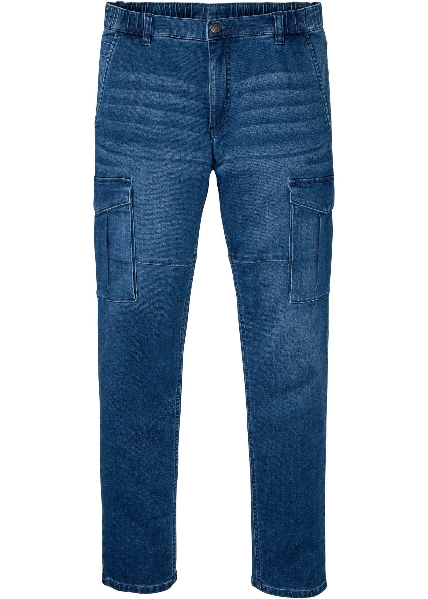 Jogg-jean cargo Regular Fit, Tapered