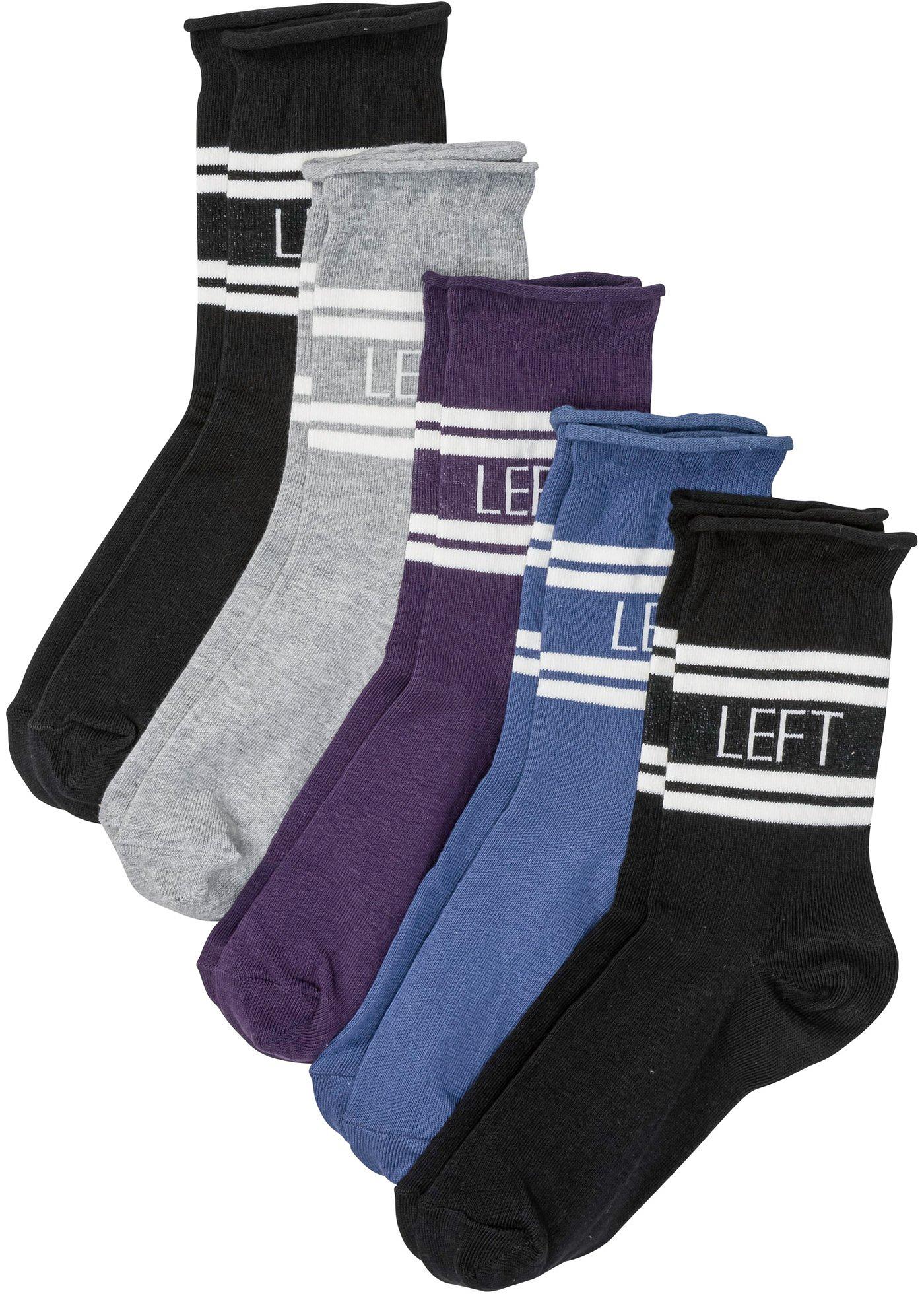 Lot de 5 paires de chaussettes avec coton bio
