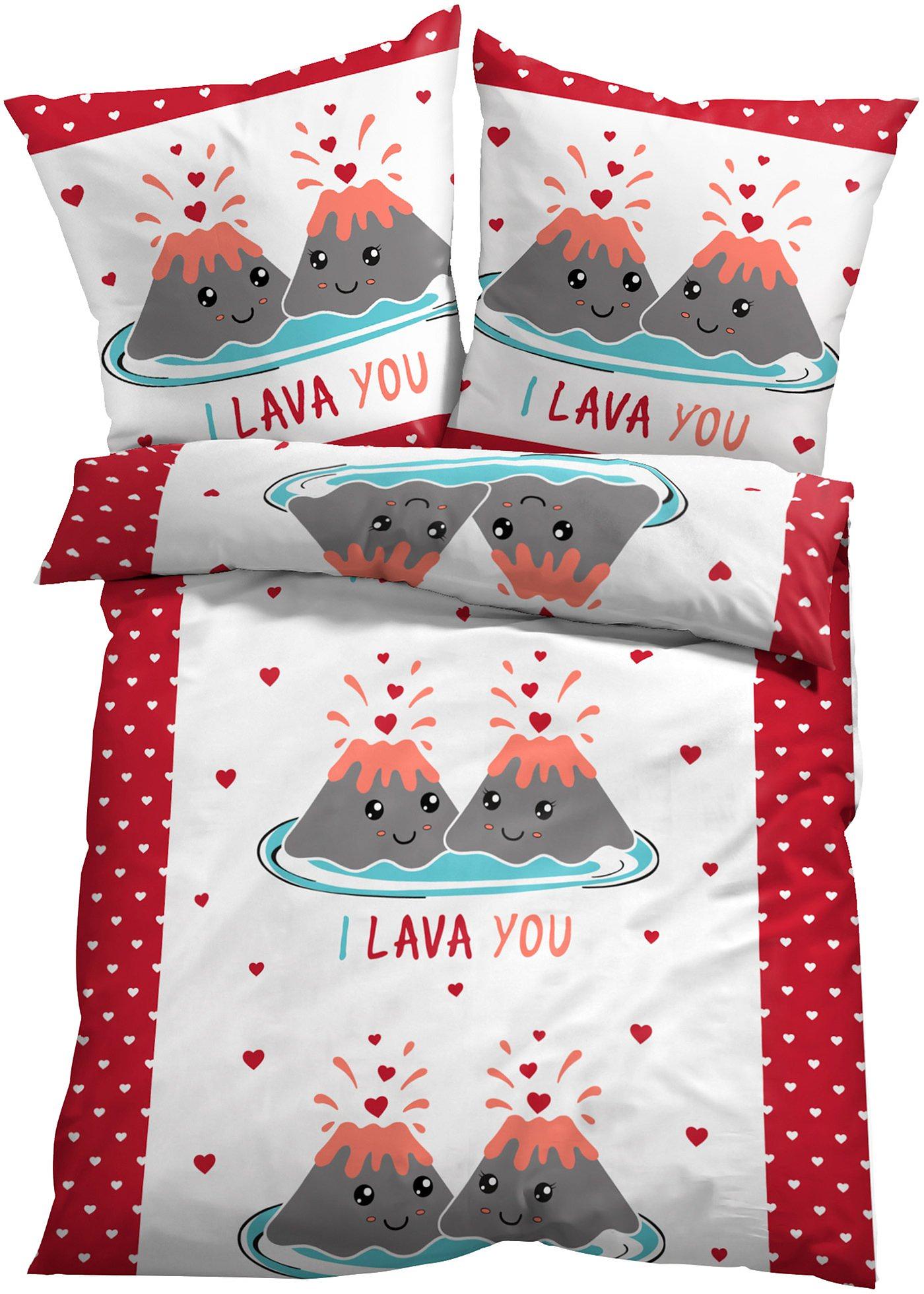 Parure de lit avec message