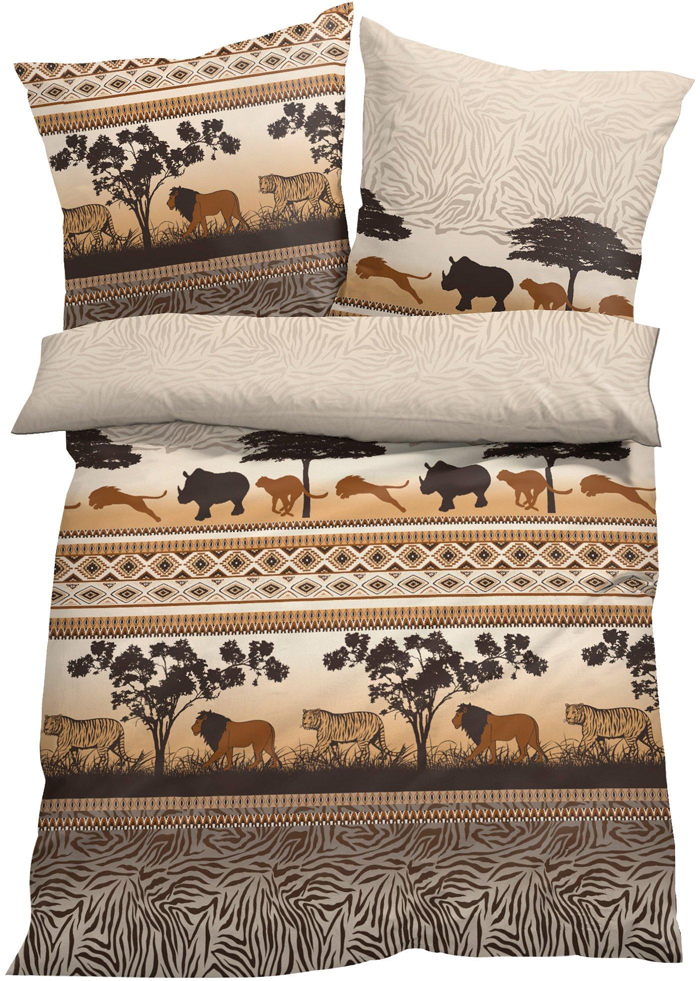 Parure de lit avec motif safari