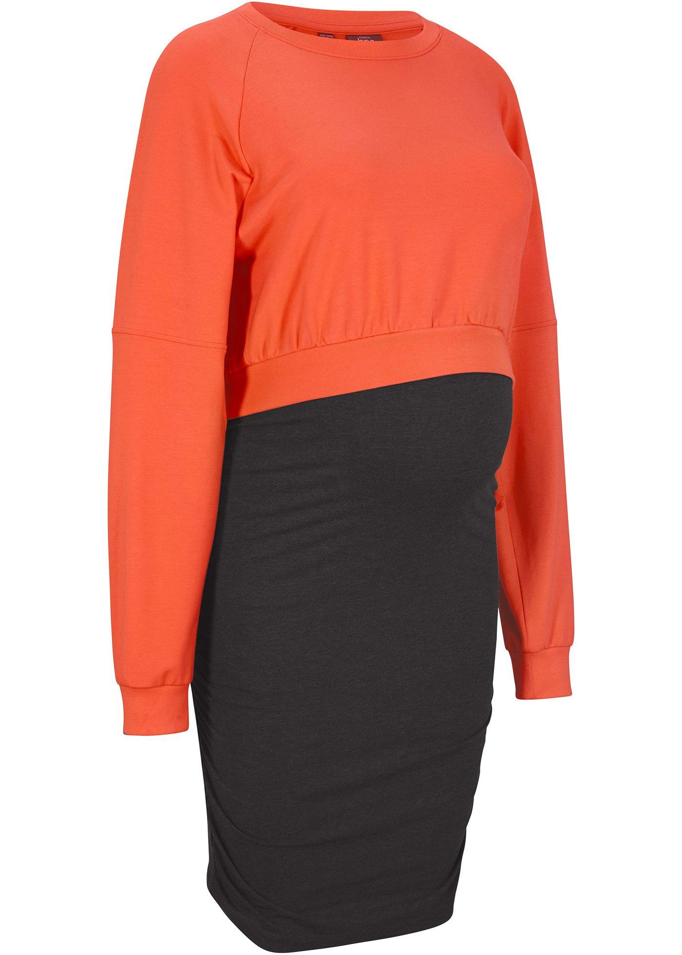 Ensemble de grossesse, sweat cropped et jupe (Ens. 2 pces.)