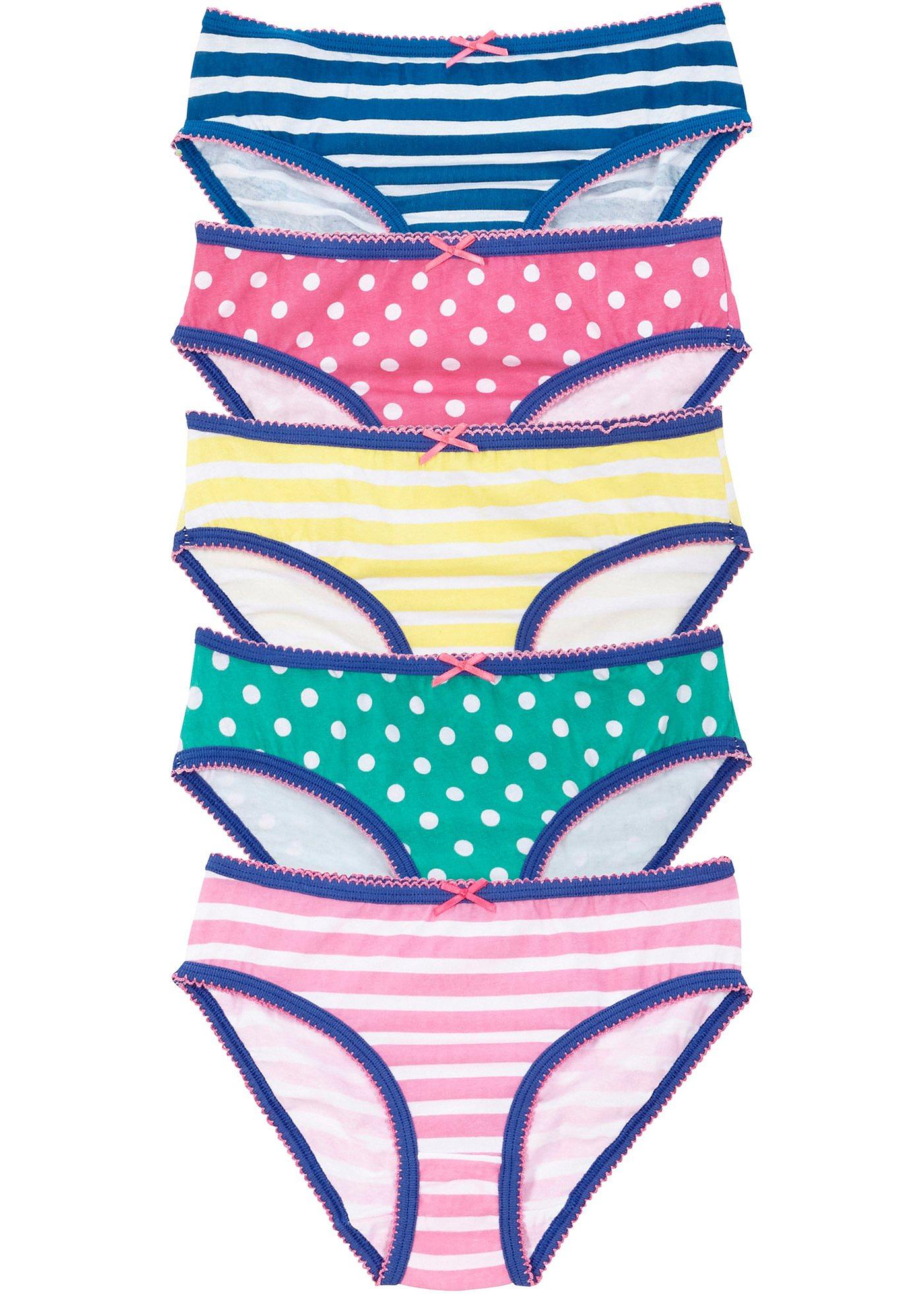 Lot de 5 slips fille