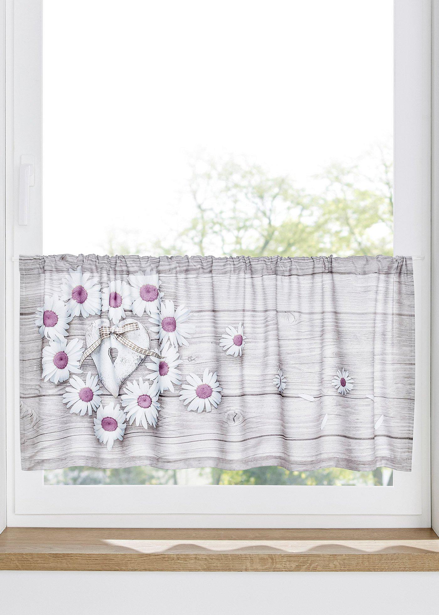 Brise-bise à imprimé numérique fleurs