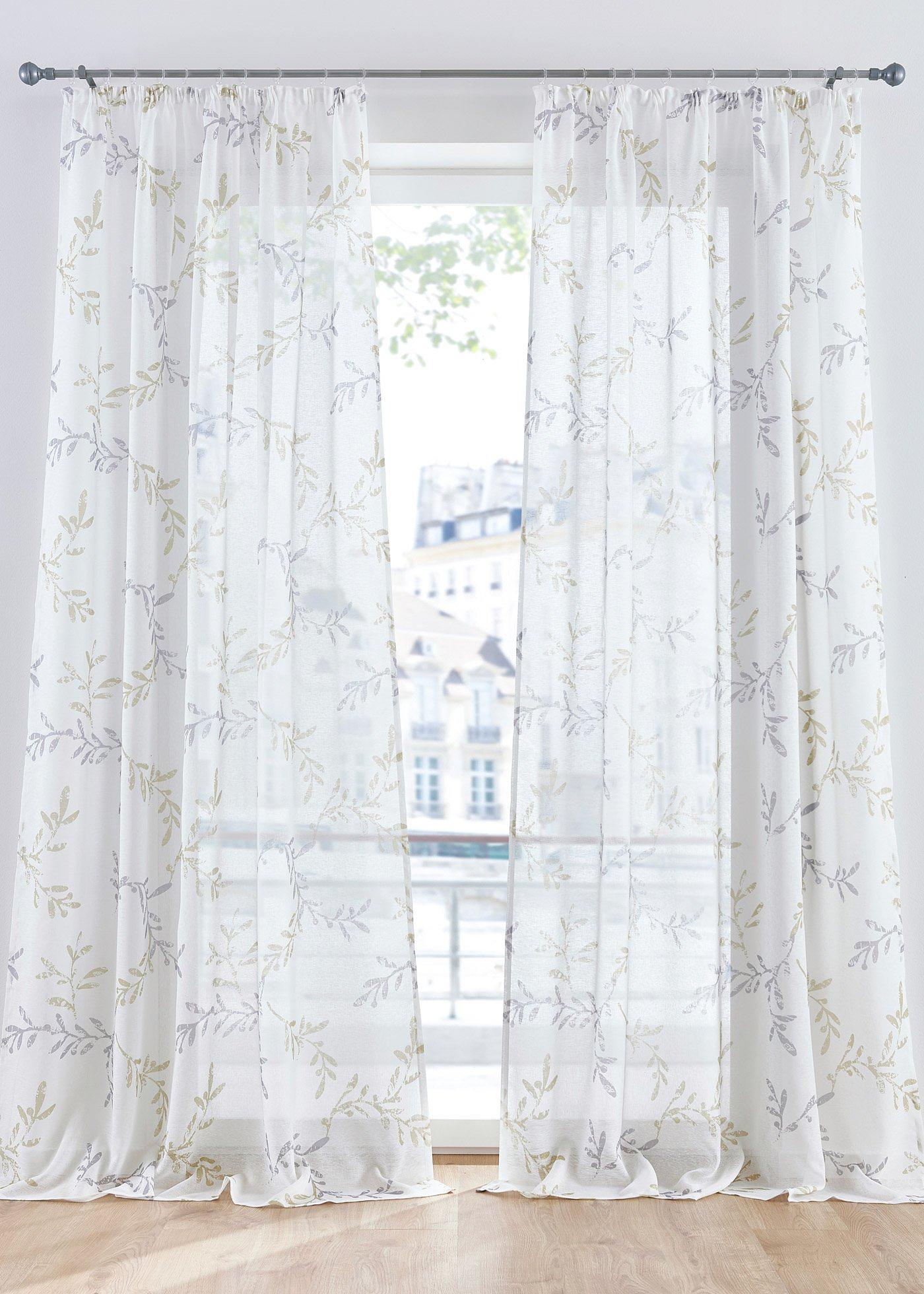 Voilage avec polyester recyclé (1 pce.)