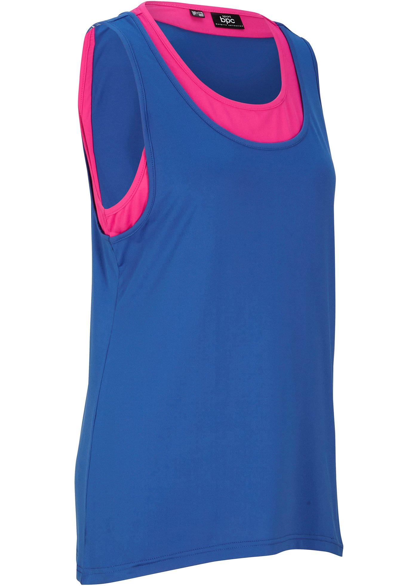 Top de sport style 2en1 avec polyester recyclé