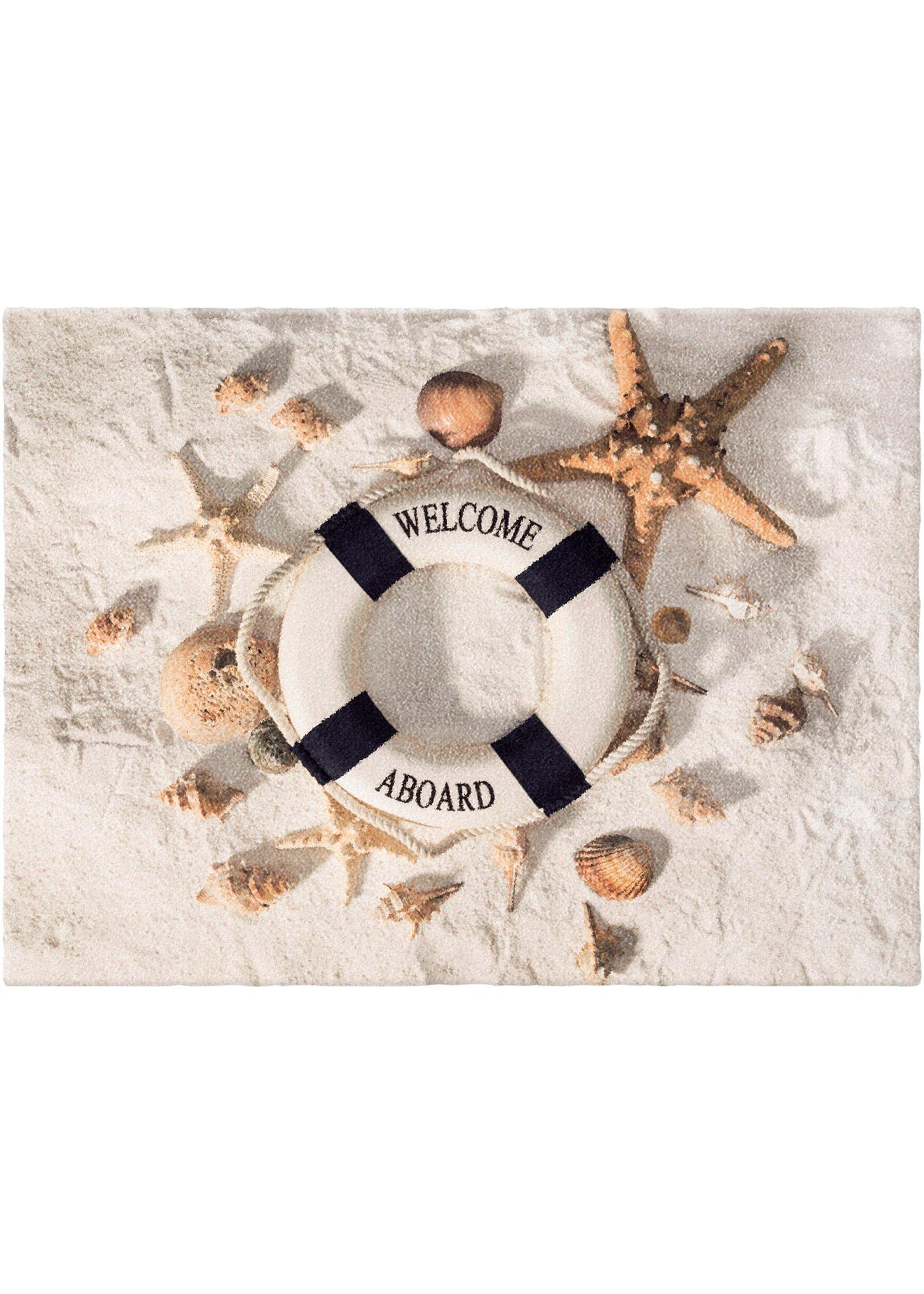 Tapis de protection motif plage