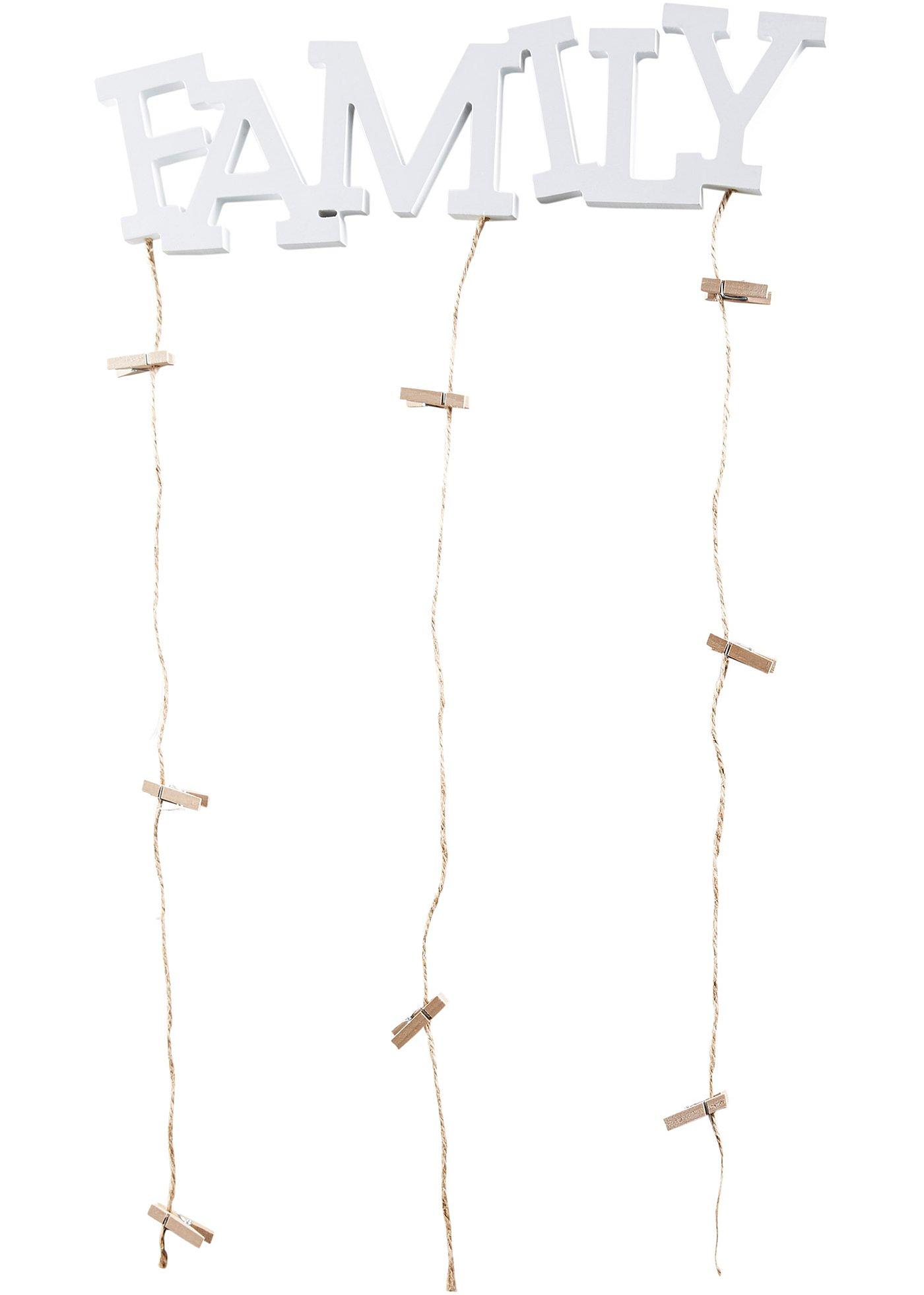 Objet déco pour photos avec pinces