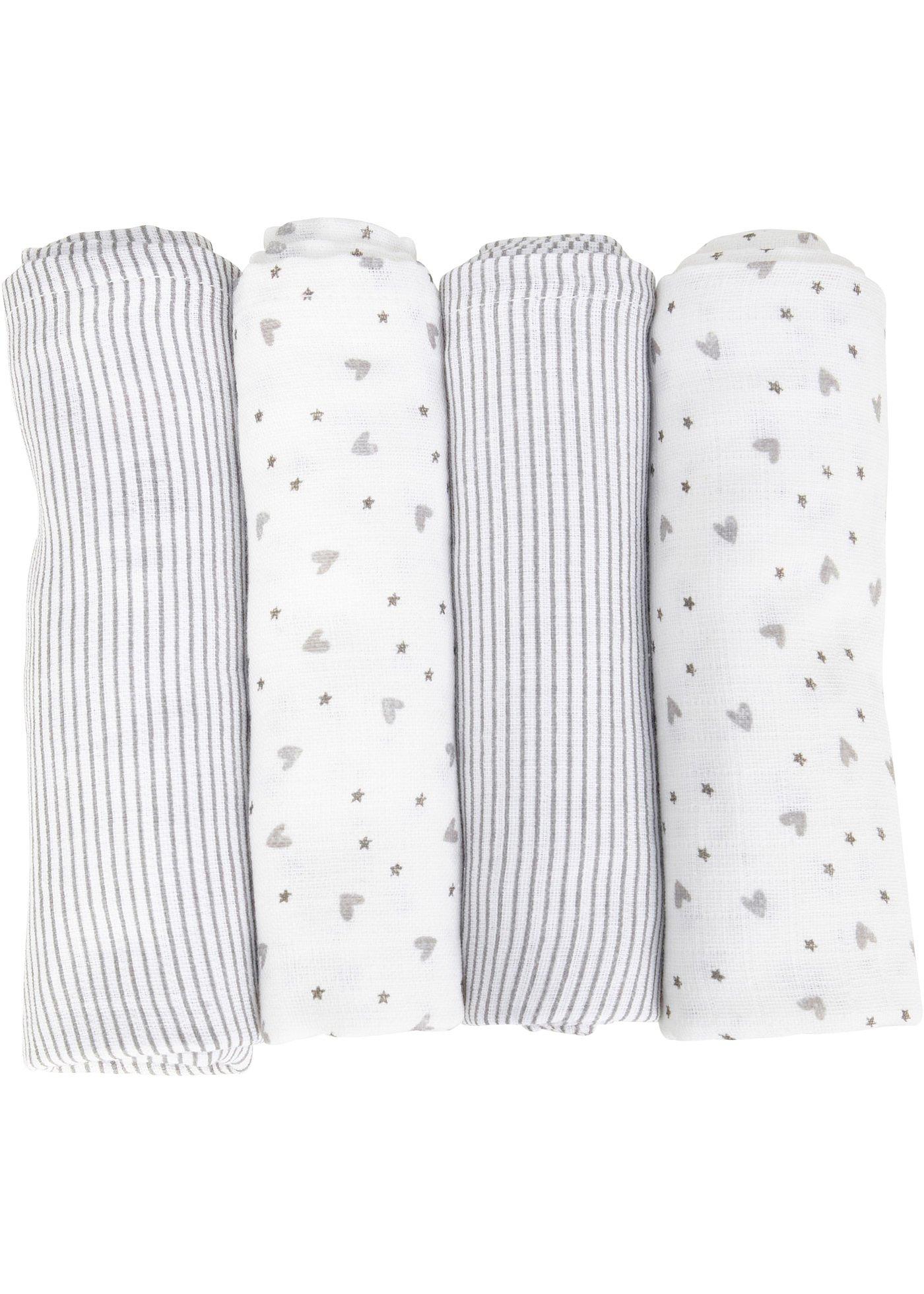 Lot de 4 langes bébé