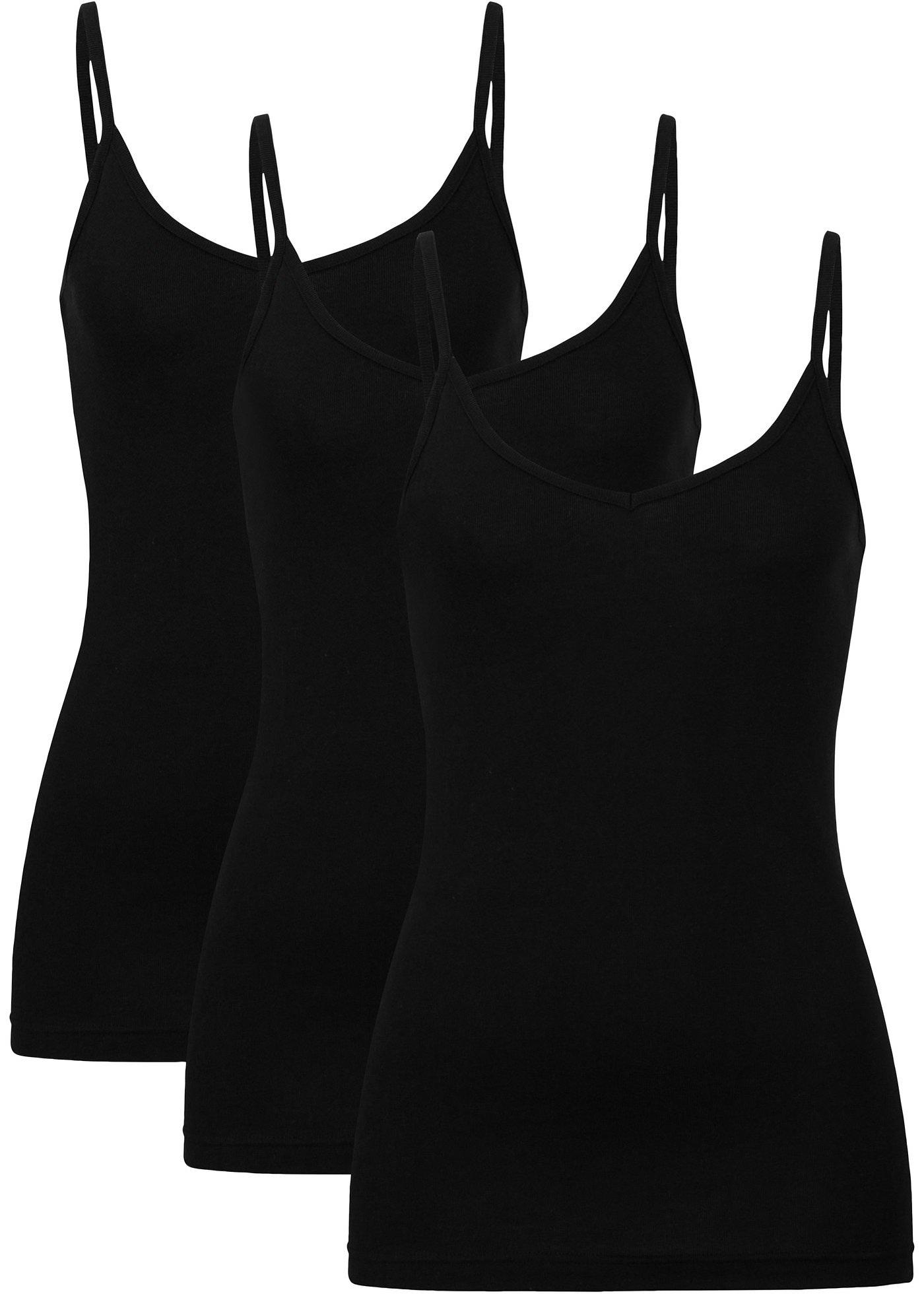 Lot de 3 tops coton avec col en V