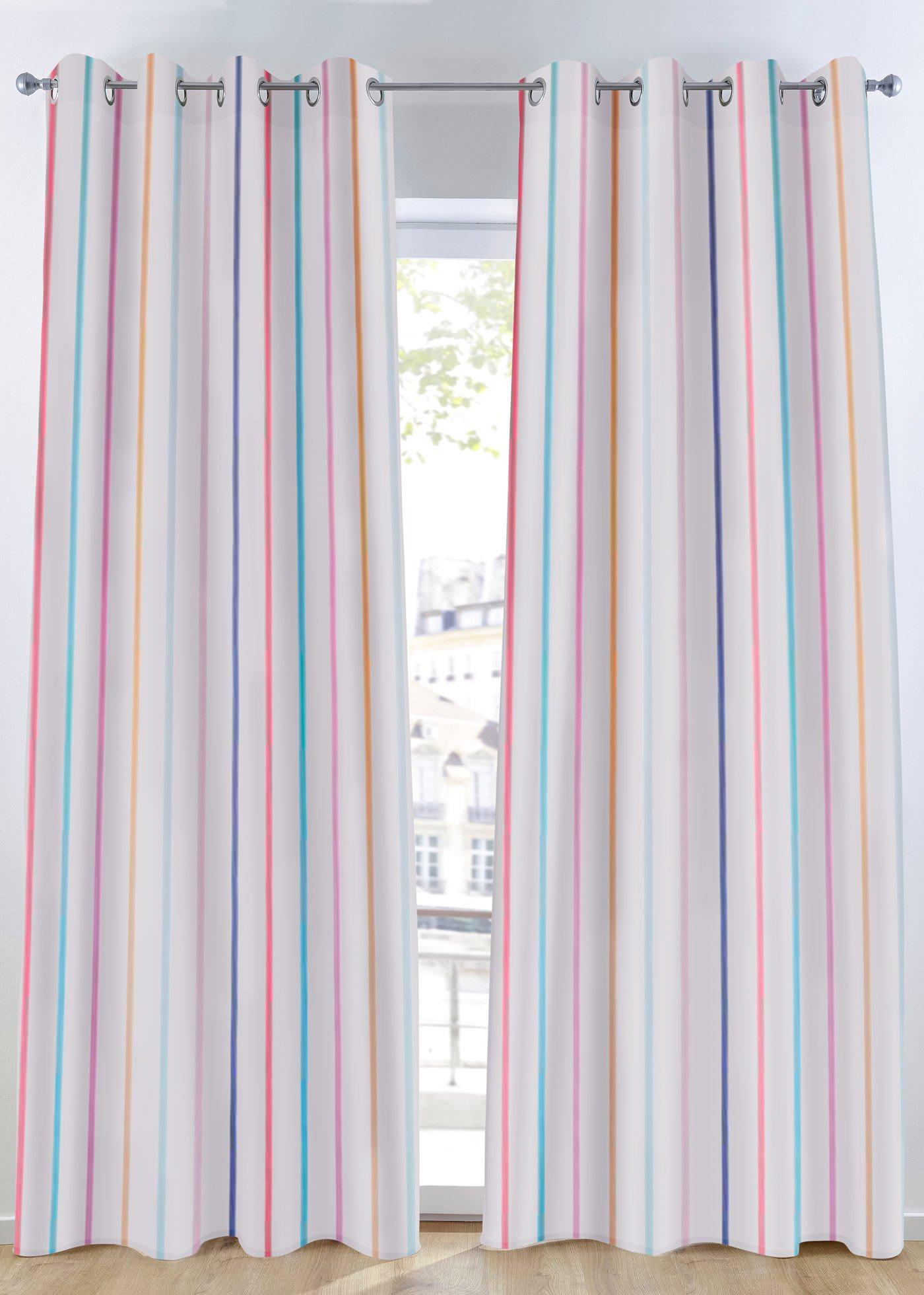 Panneau racourcissable à rayures (1 pce.)