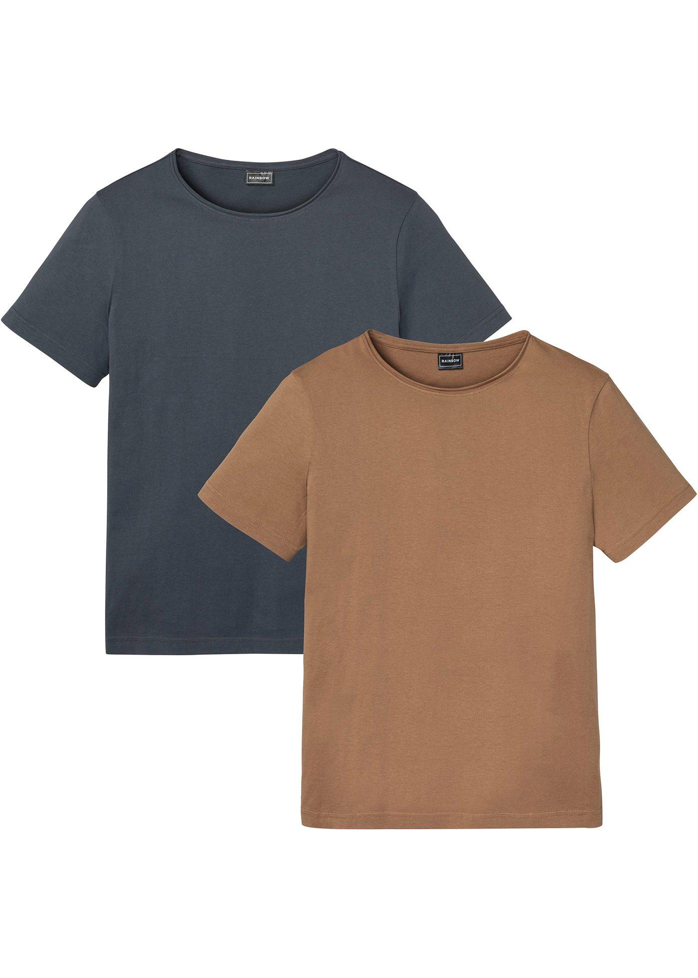 Lot de 2 T-shirts en coton bio, Slim Fit