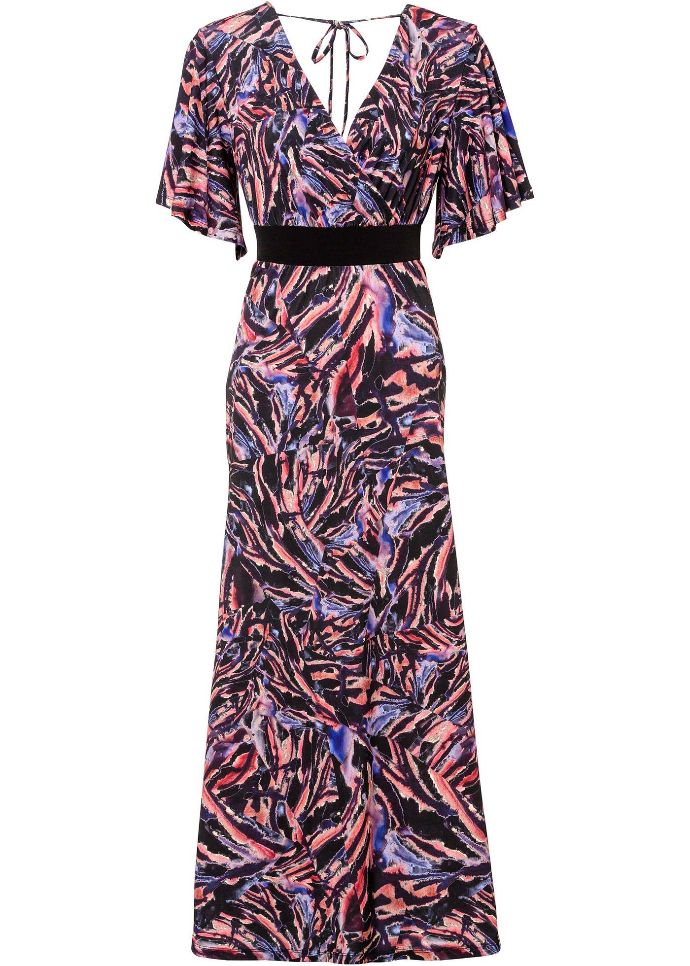 Robe longue imprimée