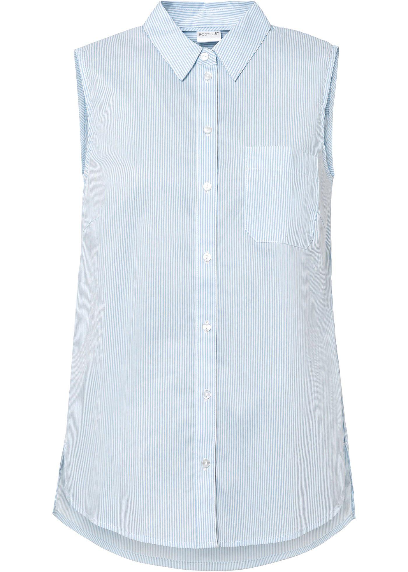 Chemisier rayé sans manches
