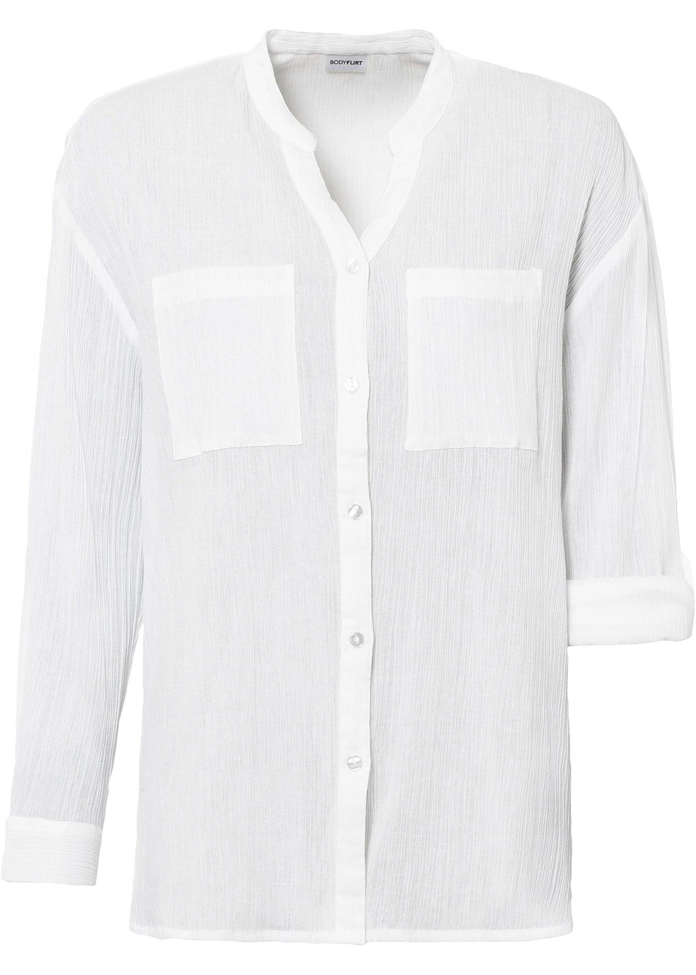 Chemisier long avec effet froissé