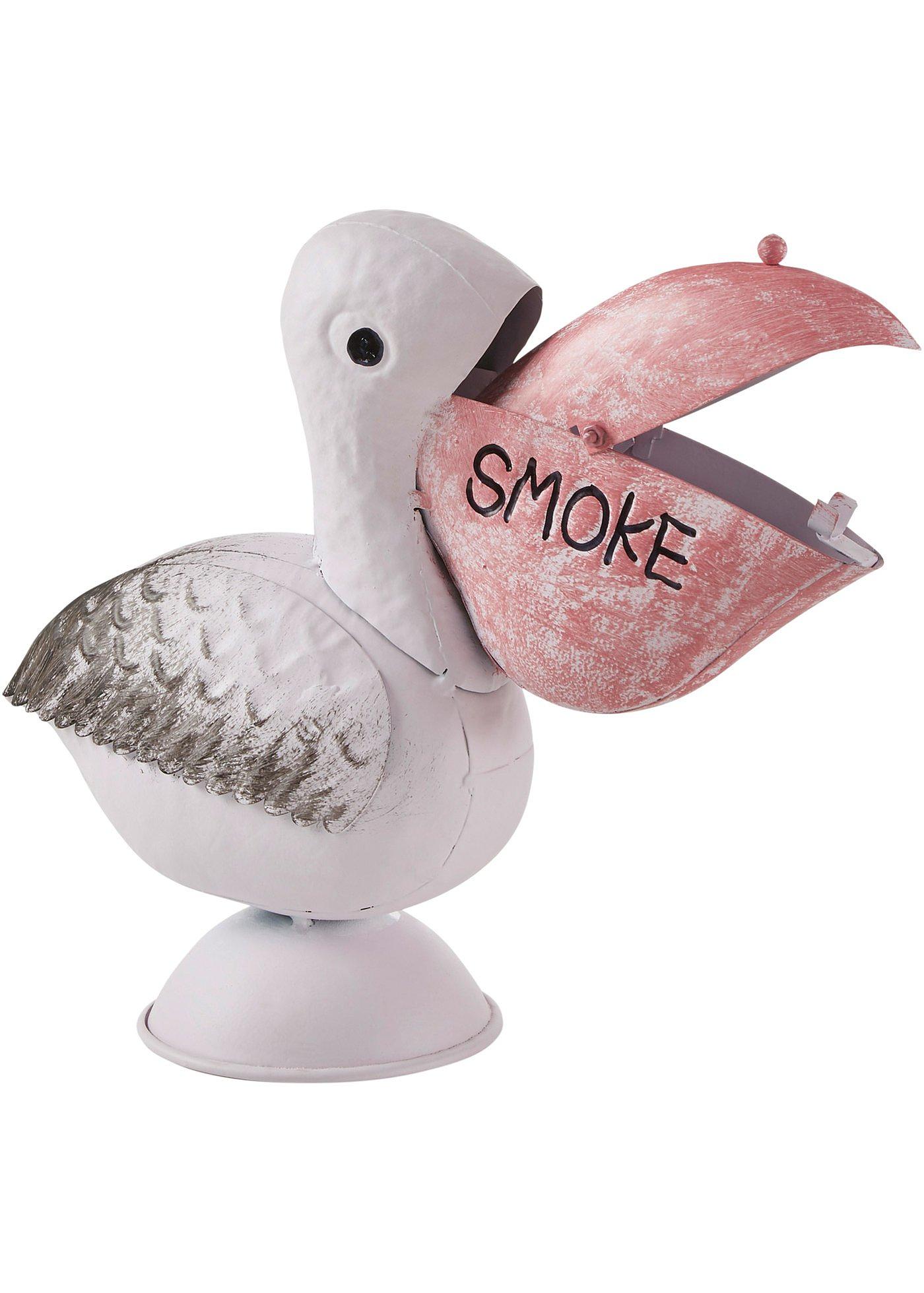 Cendrier d'extérieur en forme de pélican