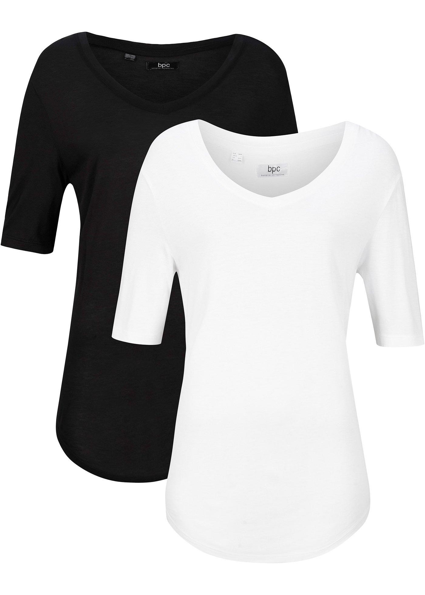 Lot de 2 T-shirts en viscose