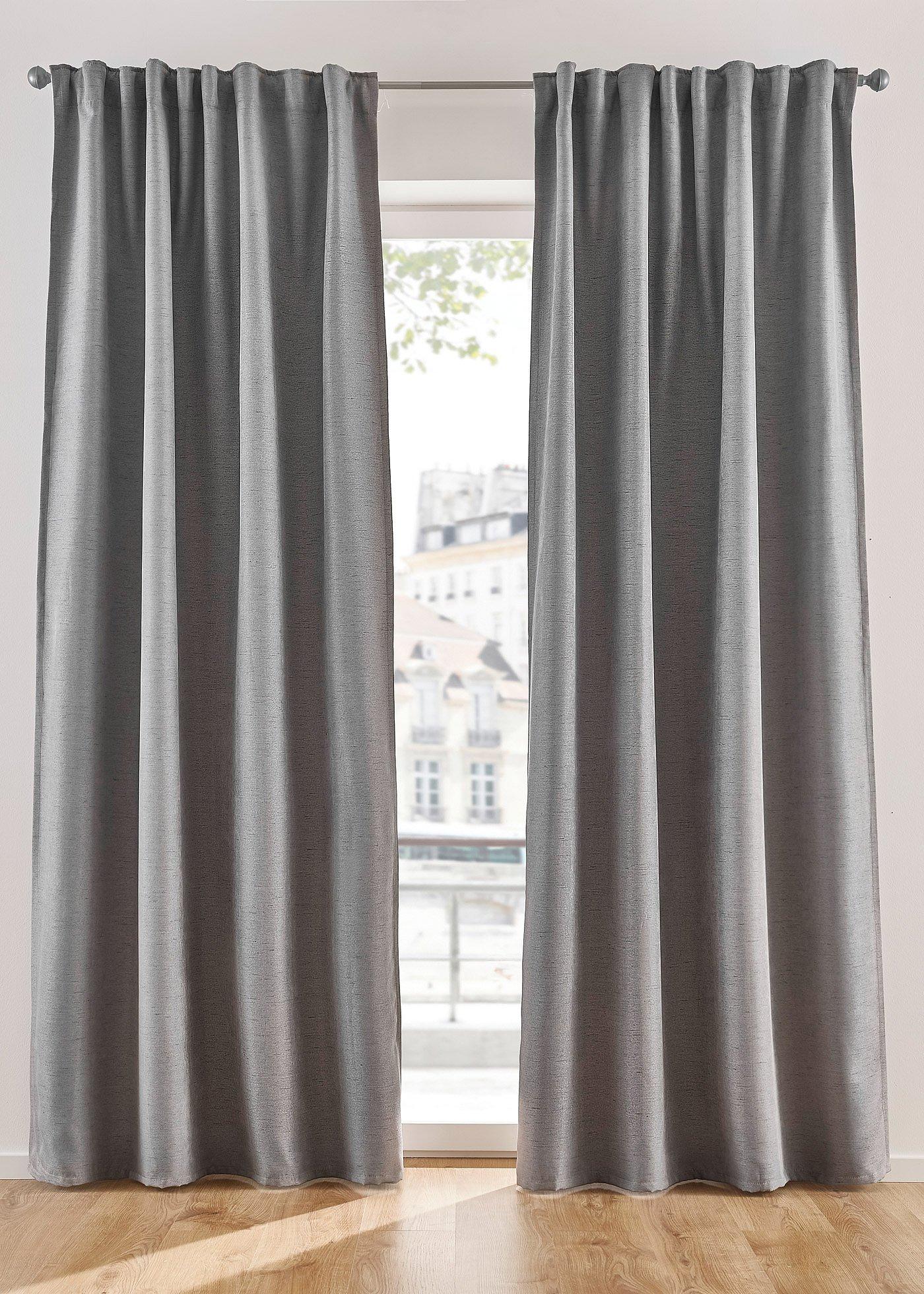 Lot de 2 panneaux occultants unis