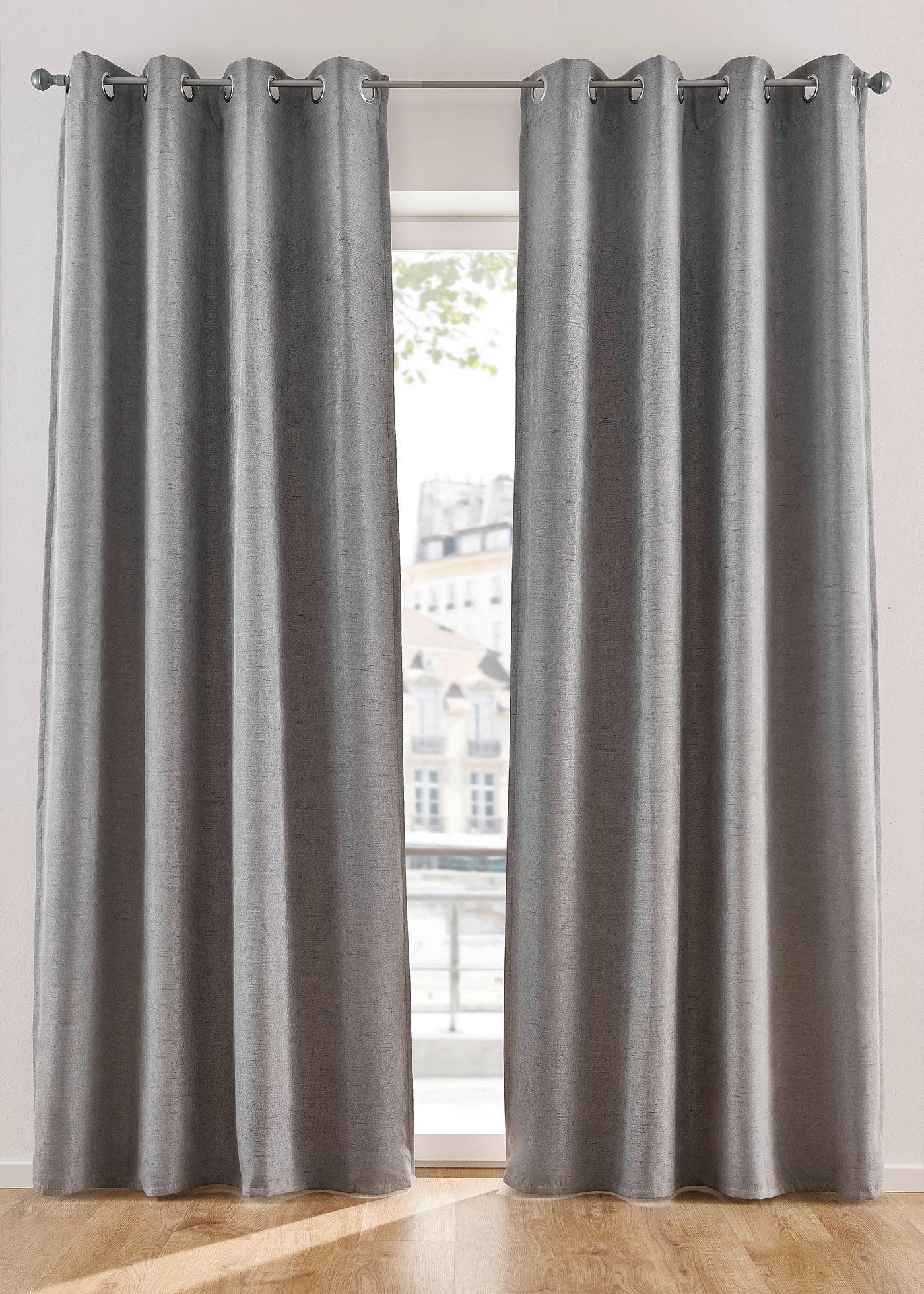 Lot de 2 panneaux occultants unis