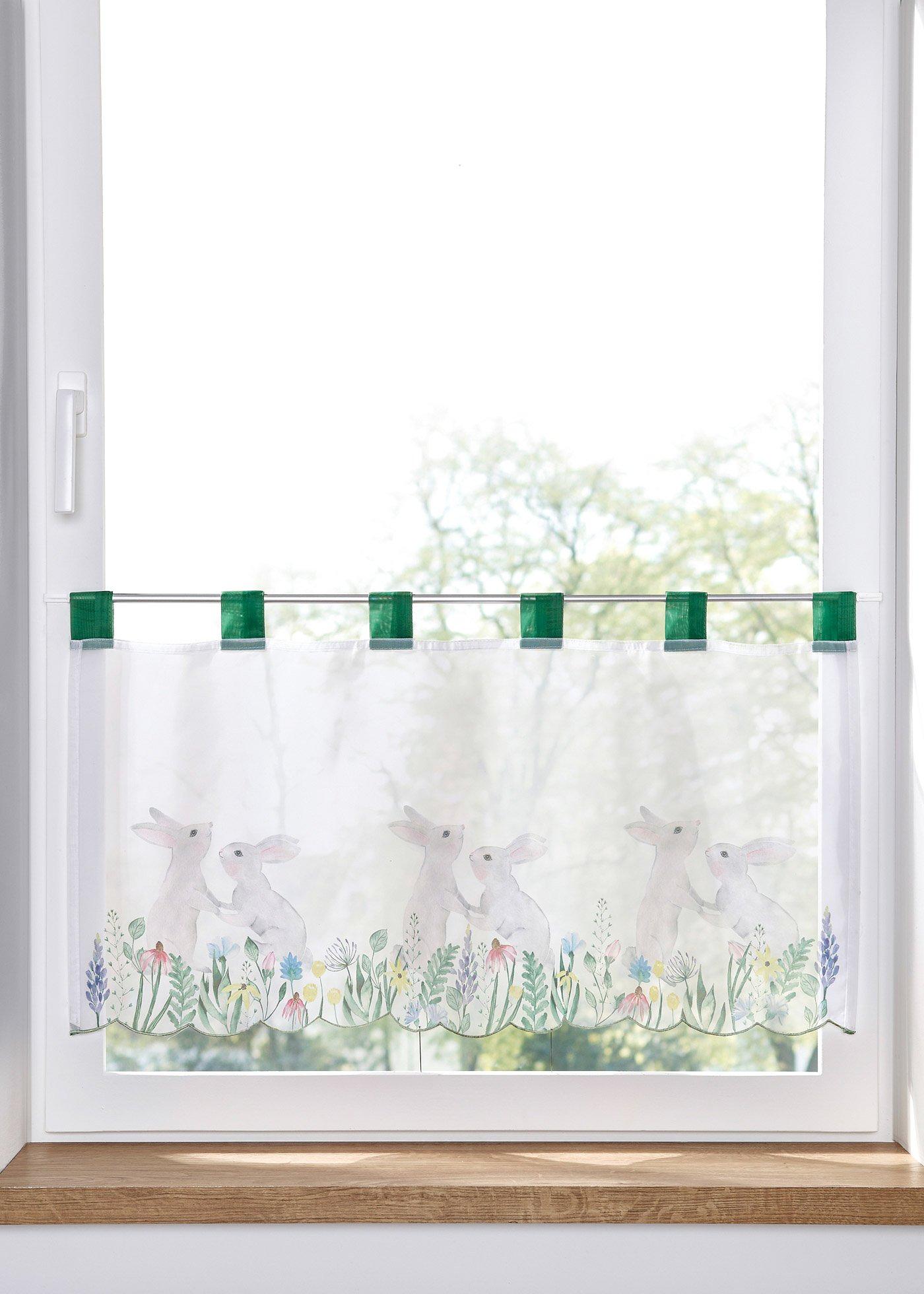 Brise-bise avec imprimé lapins