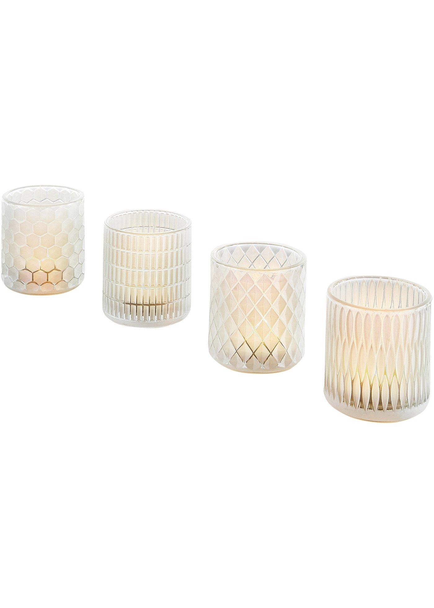 Lot de 4 photophores