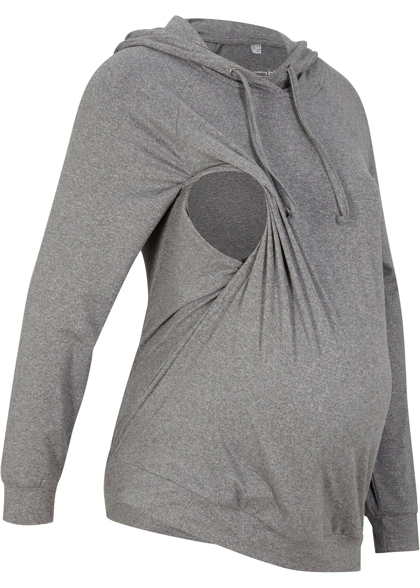 Sweat-shirt de grossesse avec fonction allaitement