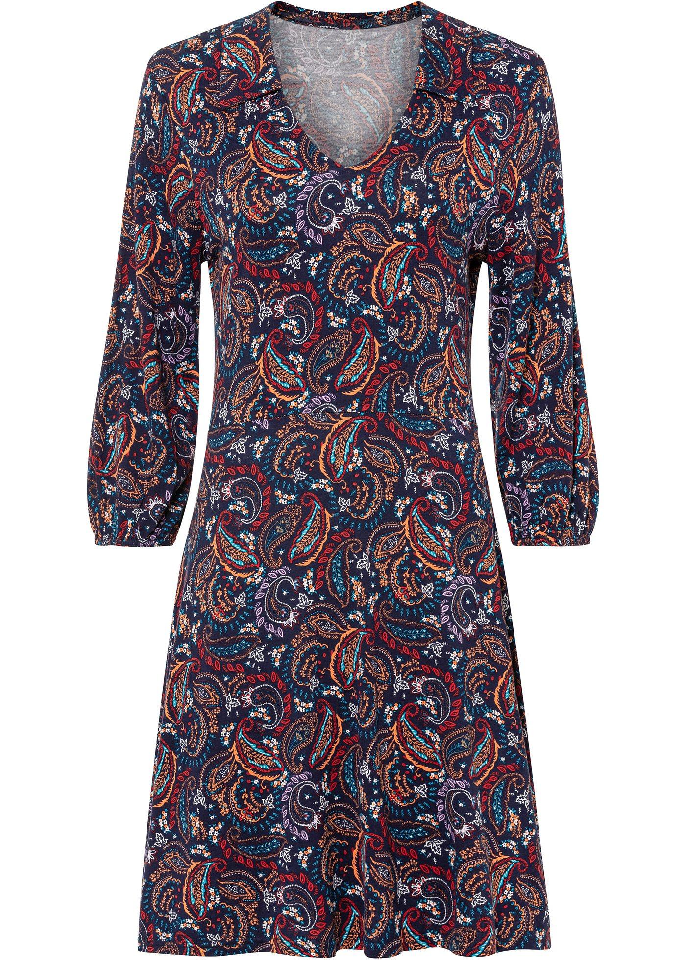 Robe en jersey imprimée