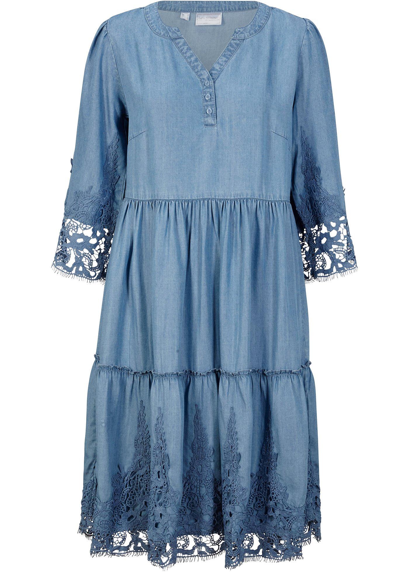 Robe-chemise en Tencel