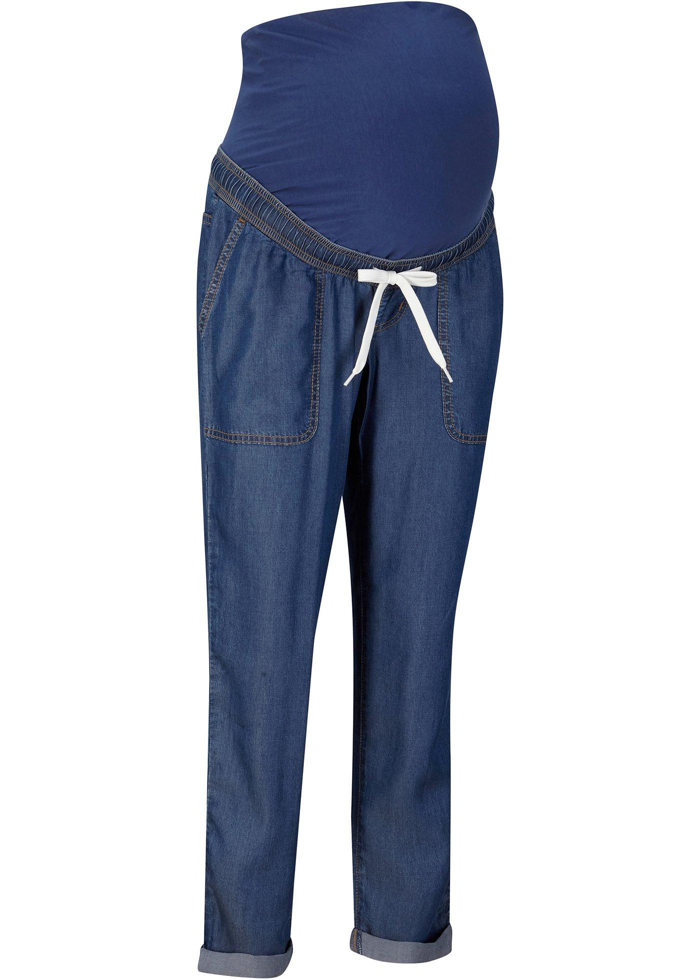 Jean de grossesse 7/8 léger en TENCEL™ Lyocell