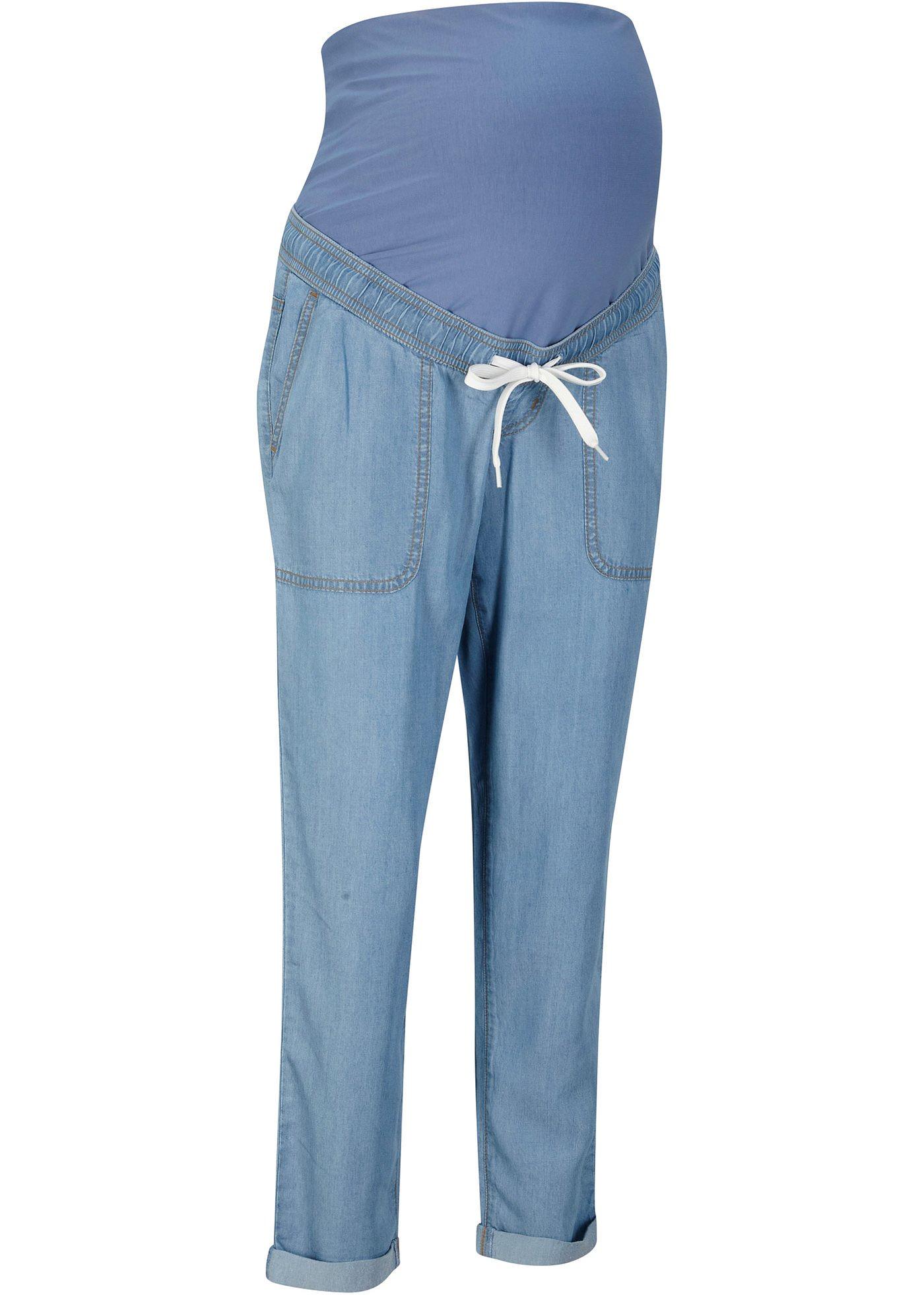 Jean de grossesse 7/8 léger en TENCEL™ Lyocell