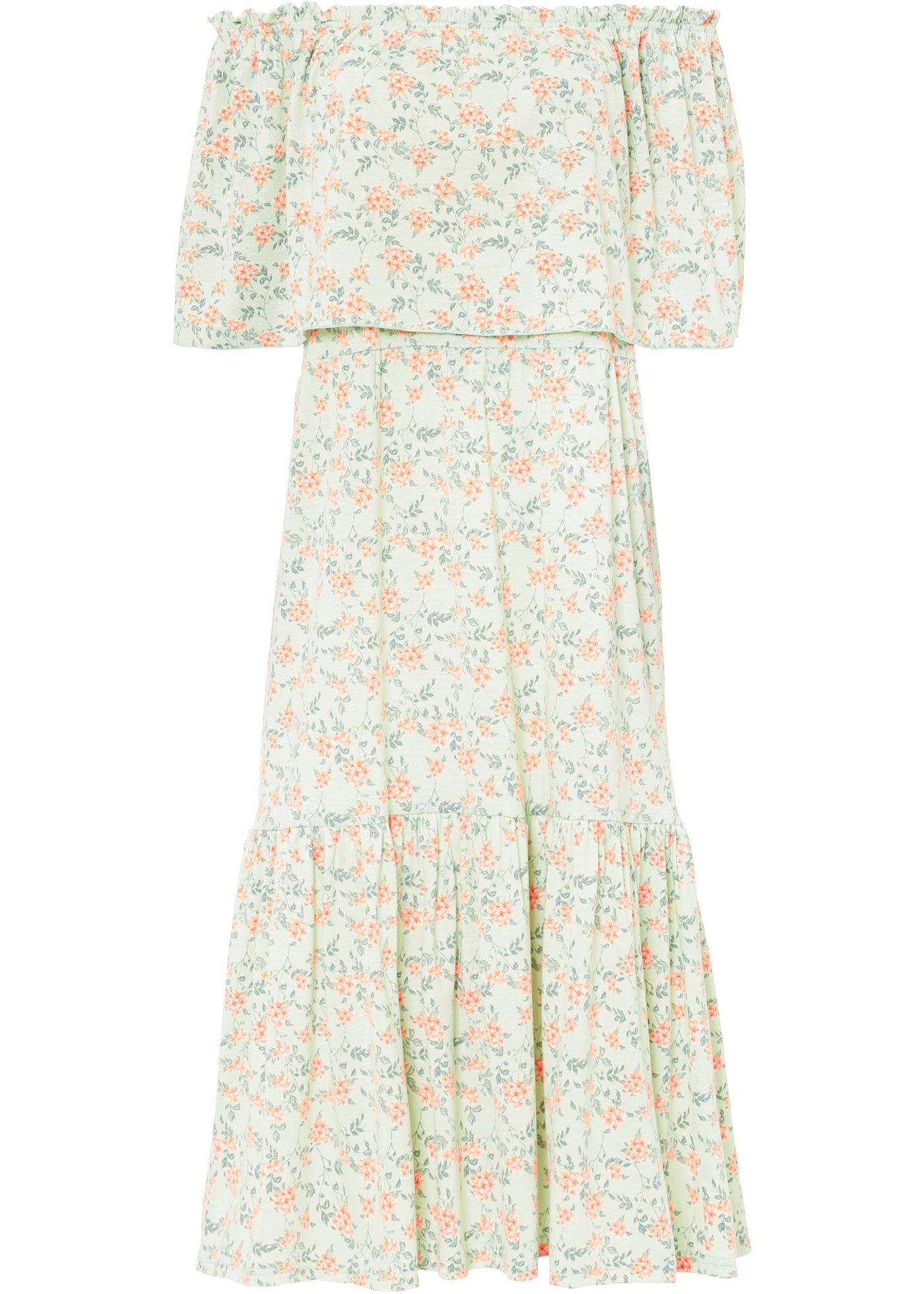 Robe à encolure Carmen