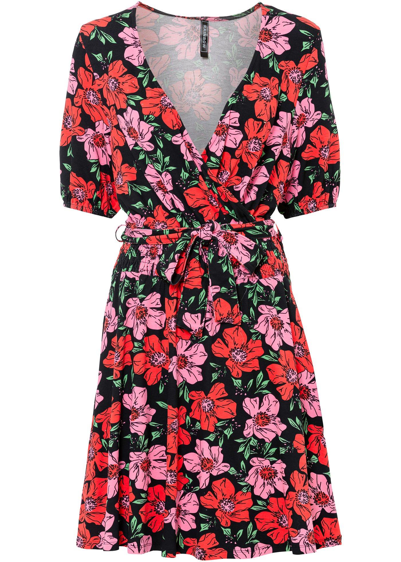 Robe portefeuille en jersey