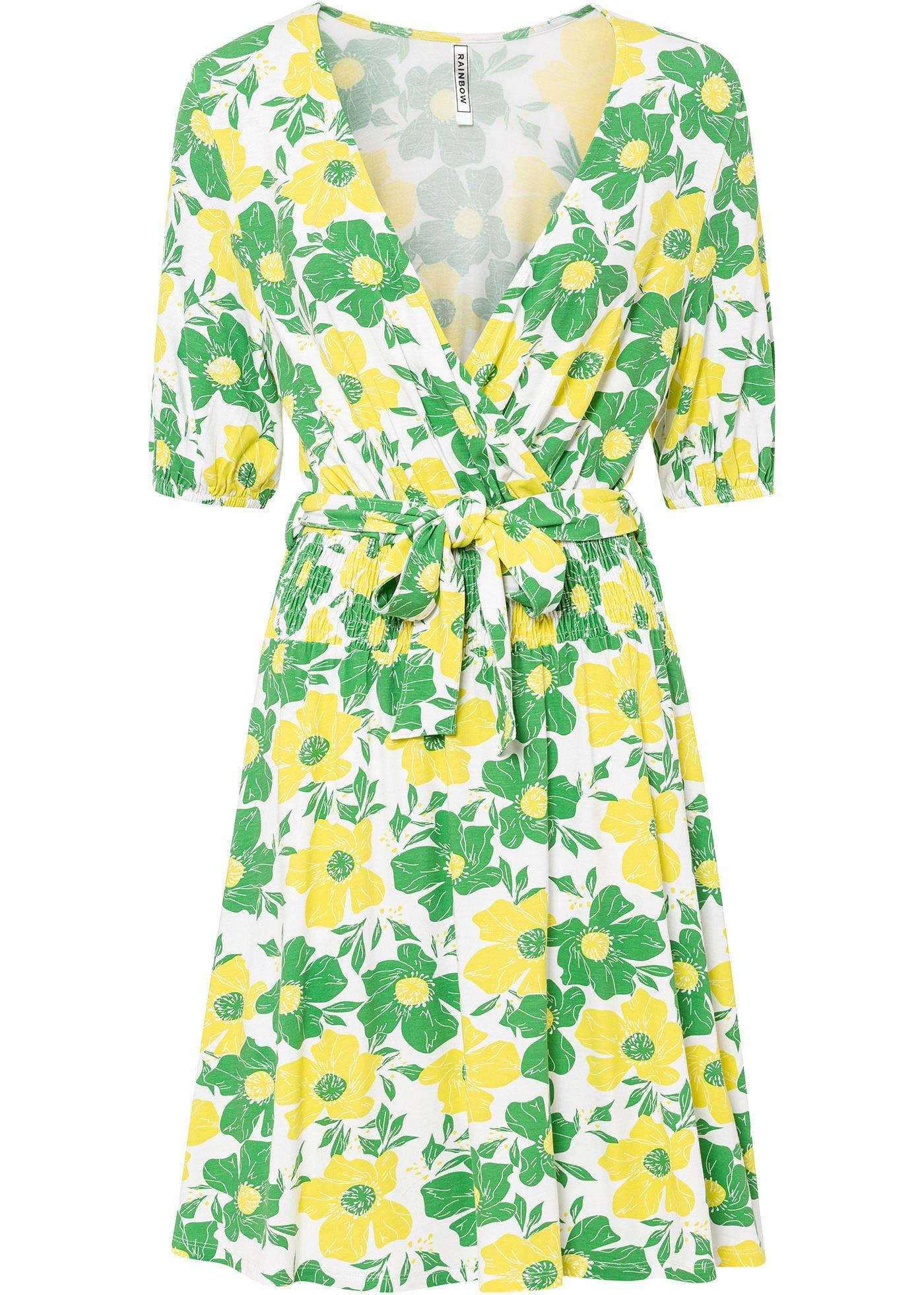 Robe portefeuille en jersey