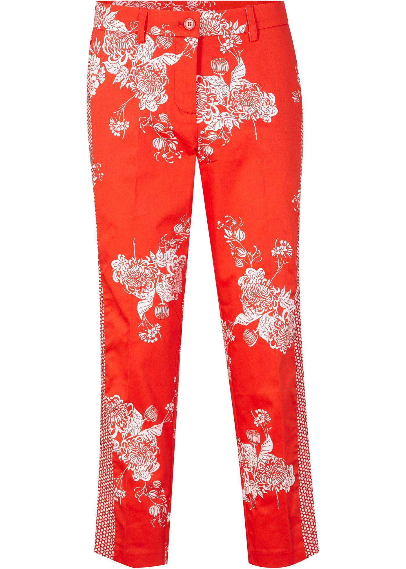Pantalon 7/8 à imprimé floral
