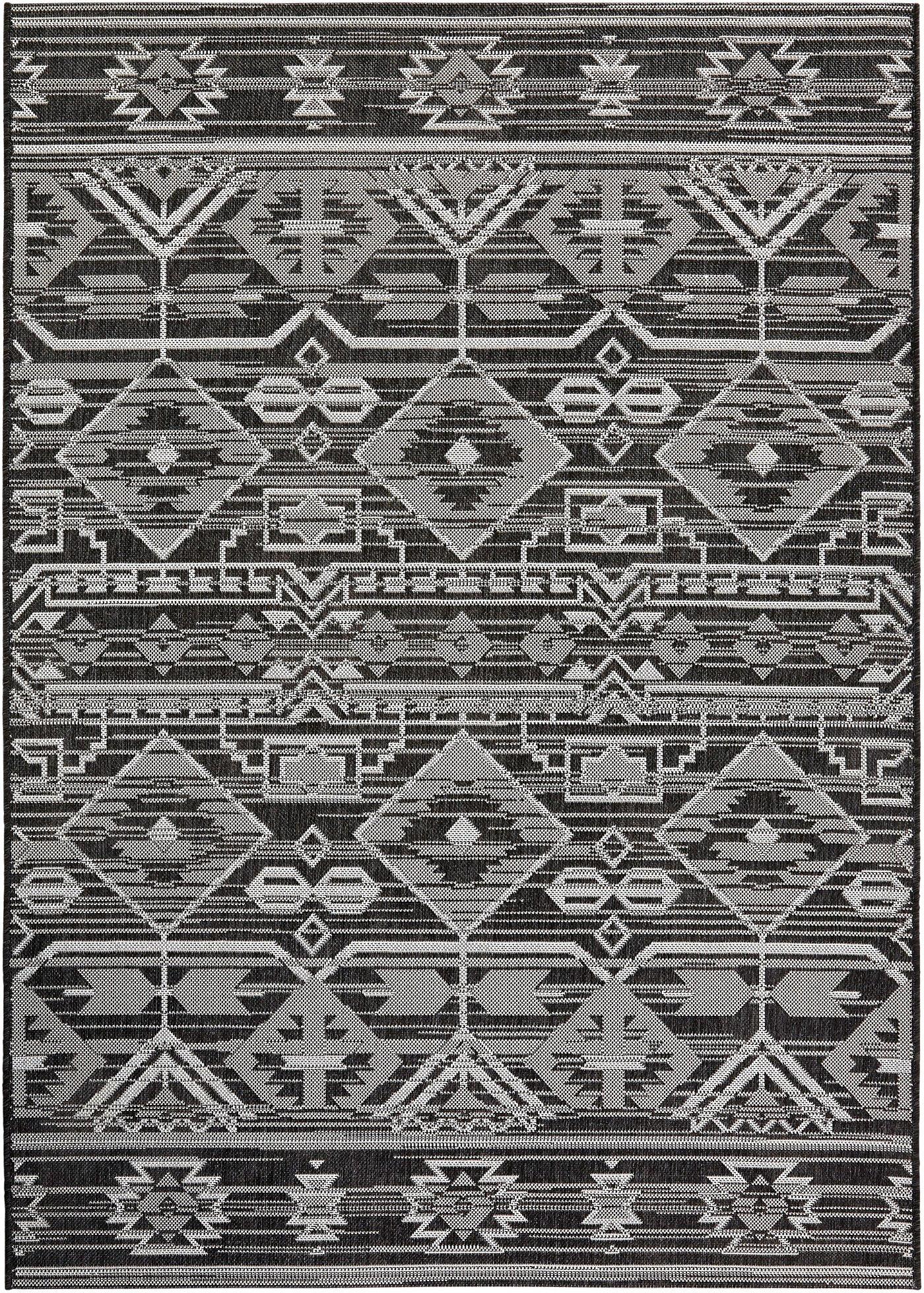 Tapis intérieur et extérieur avec motif graphique