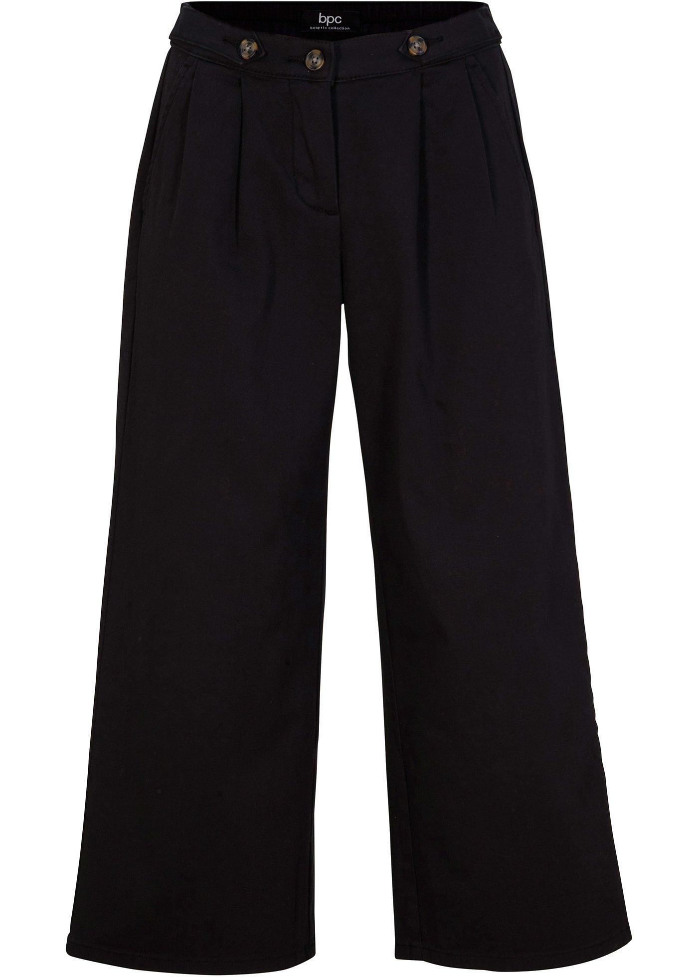 Jupe-culotte avec taille élastiquée au dos